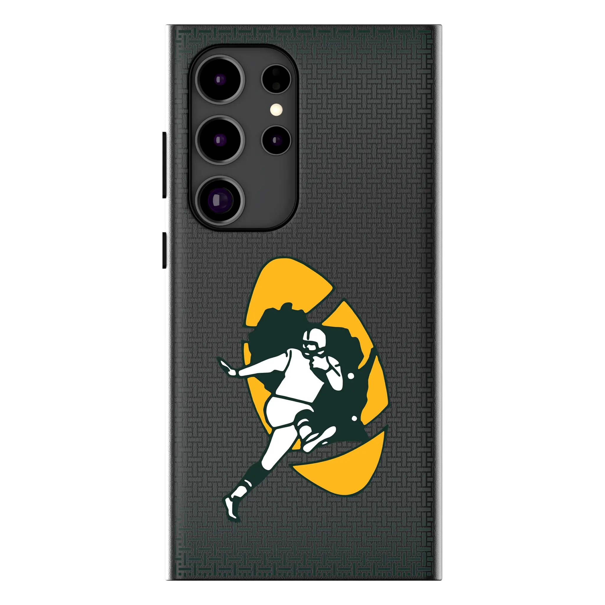 Green Bay Packers Historic Collection Linen Galaxy MagSafe Compatible Phone Case for Samsung Galaxy