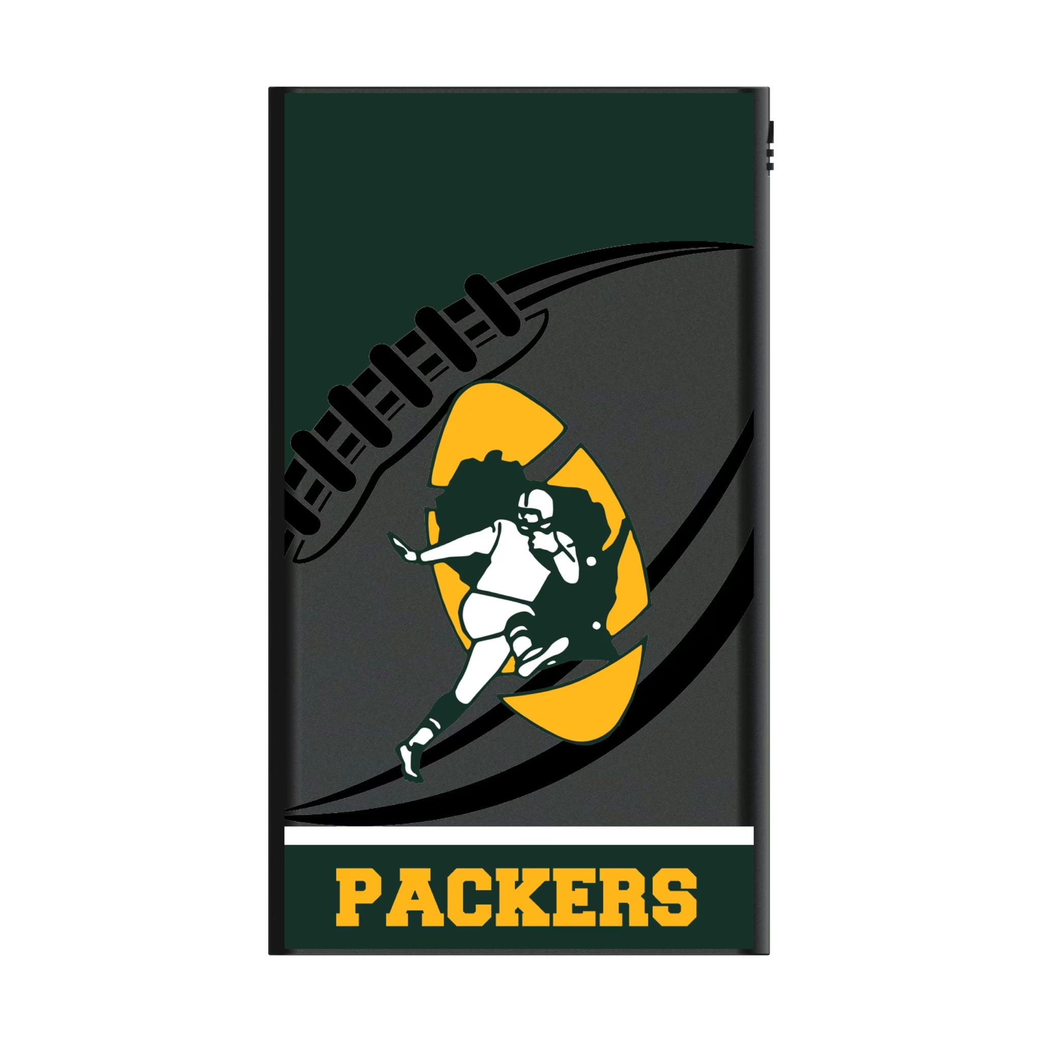 Green Bay Packers Historic Collection Passtime 5000mAh Flat Powerbank