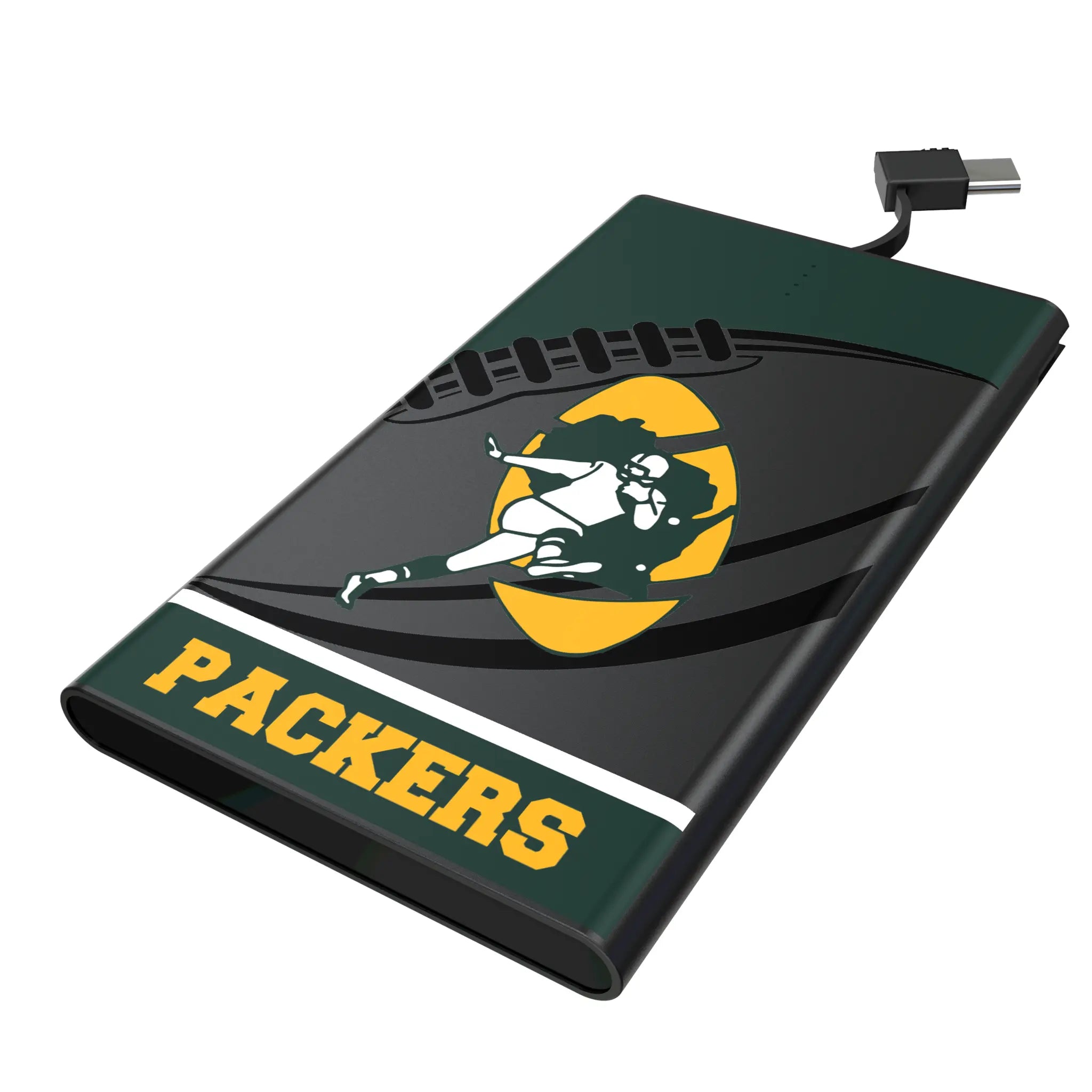 Green Bay Packers Historic Collection Passtime 5000mAh Flat Power Bank