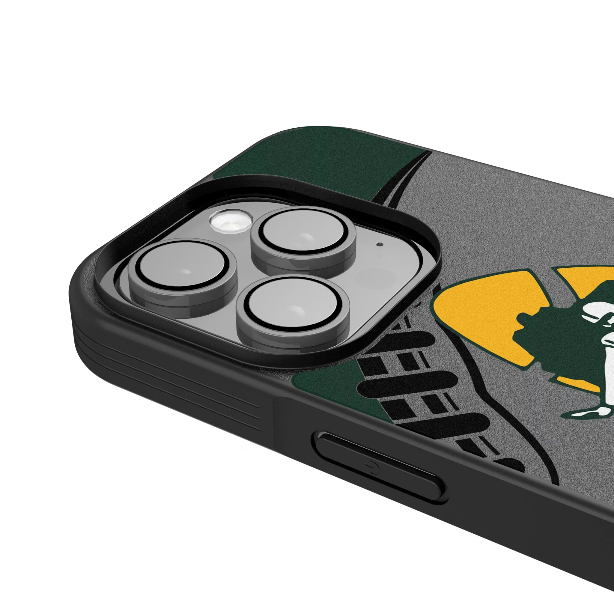 Green Bay Packers Historic Collection Passtime iPhone Bump Phone Case for Apple iPhone - Detail
