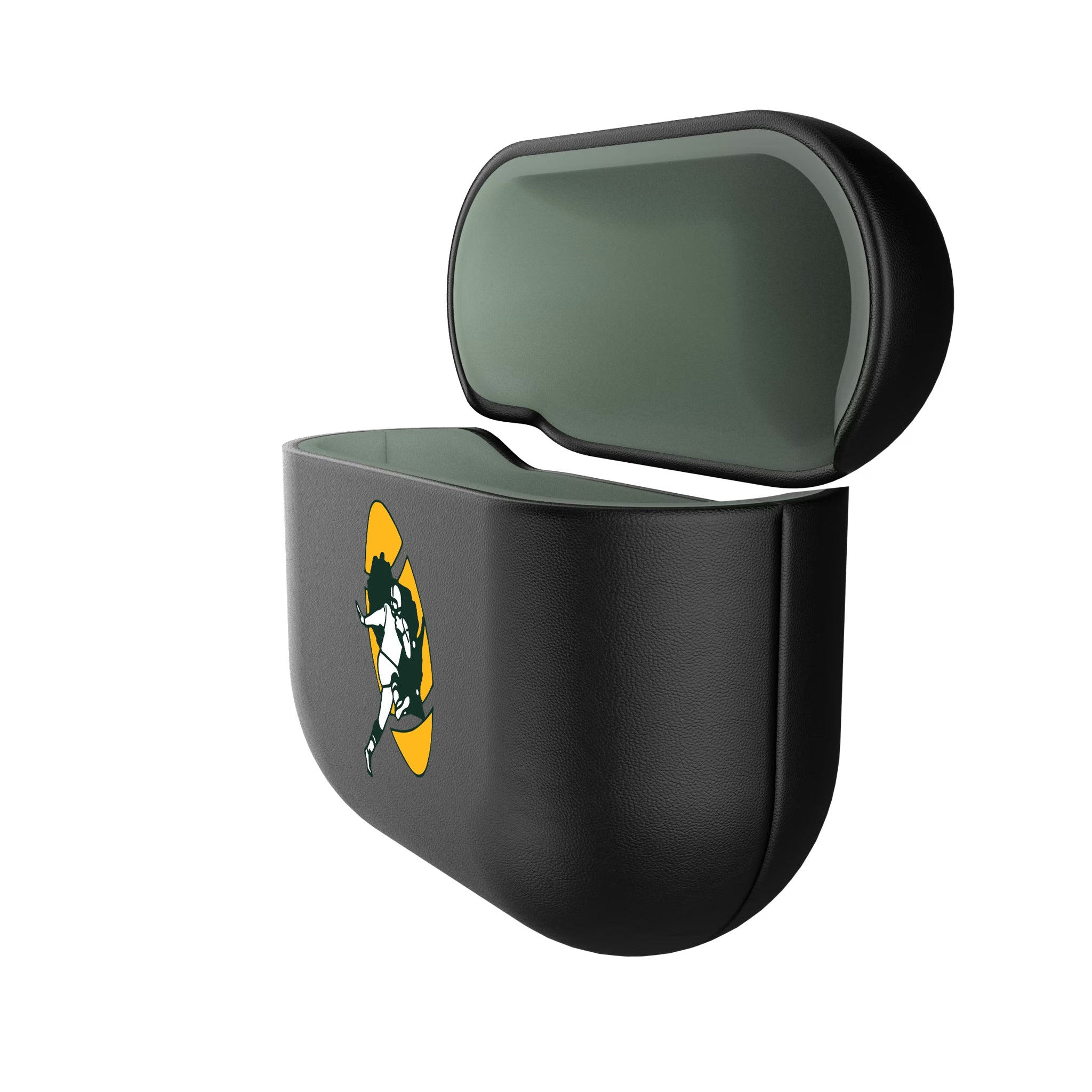 Green Bay Packers Historic Collection Personalized Insignia AirPods AirPod Case Cover - Isometric View#Device_AirPods 4
