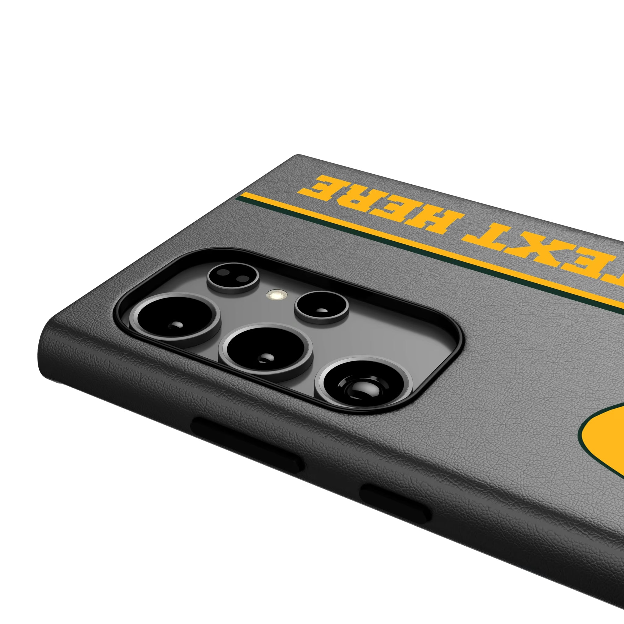 Green Bay Packers Historic Collection Personalized Sidebard Galaxy MagSafe Compatible Phone Case for Samsung Galaxy - Detail