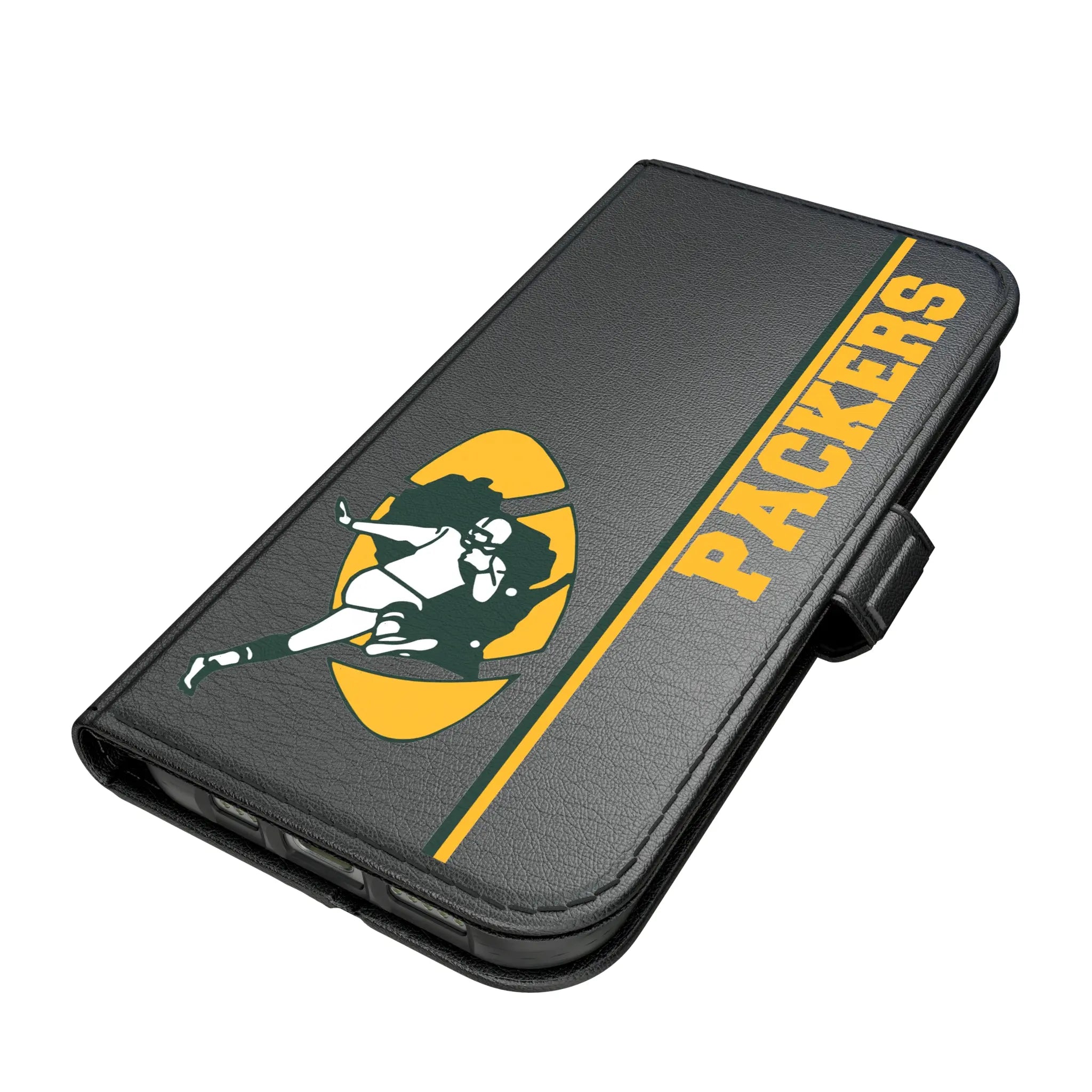 Green Bay Packers Historic Collection Sidebar iPhone Folio Phone Case for Apple iPhone#Device_iPhone 17