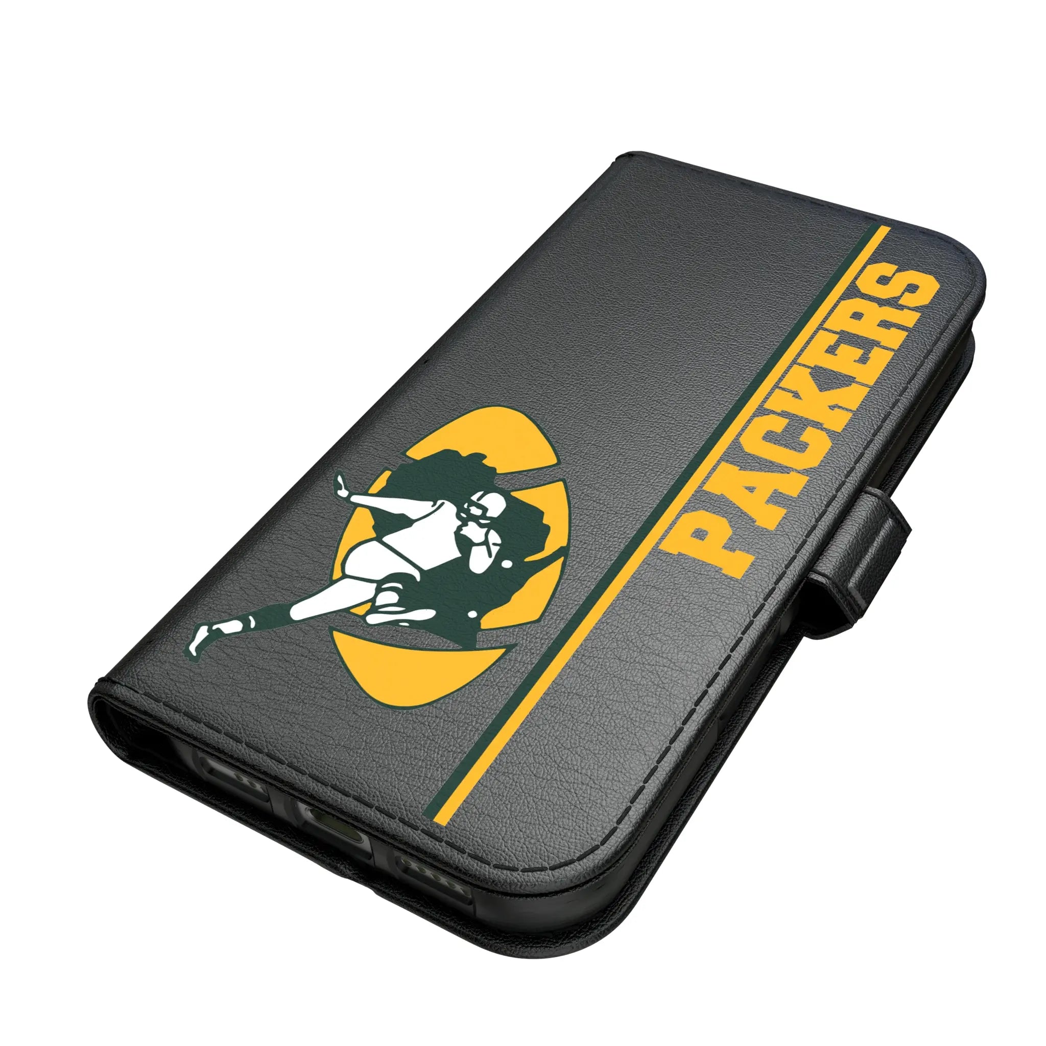 Green Bay Packers Historic Collection Sidebar iPhone Folio Phone Case for Apple iPhone#Device_iPhone 17 Pro