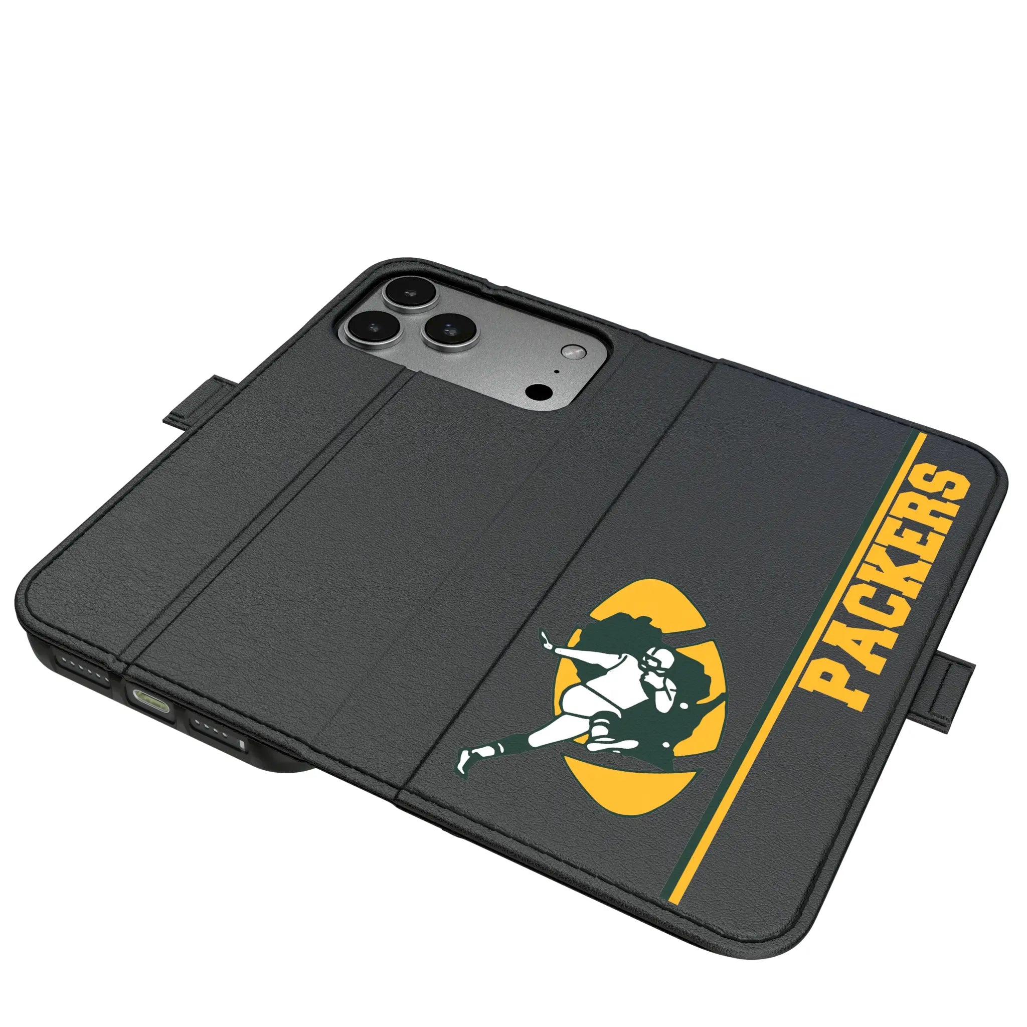 Green Bay Packers Historic Collection Sidebar iPhone Folio Phone Case for Apple iPhone#Device_iPhone 17 Pro Max