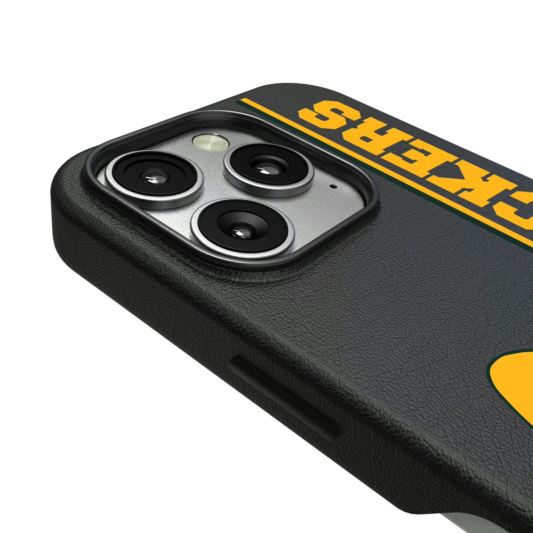 Green Bay Packers Historic Collection Sidebar iPhone MagSafe Compatible Phone Case for Apple iPhone - Detail
