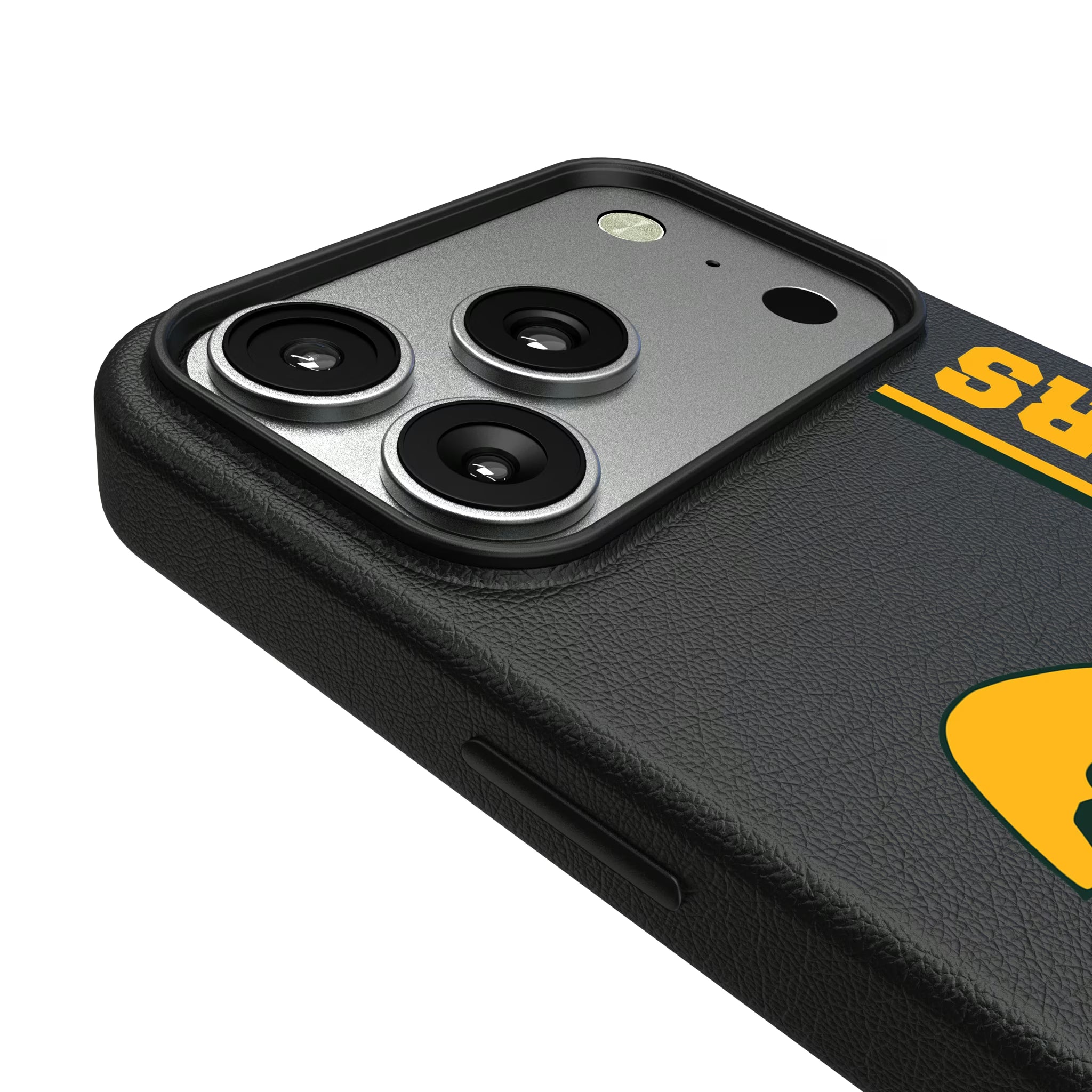 Green Bay Packers Historic Collection Sidebar iPhone MagSafe Compatible Phone Case for Apple iPhone - Detail#Device_iPhone 17 Pro