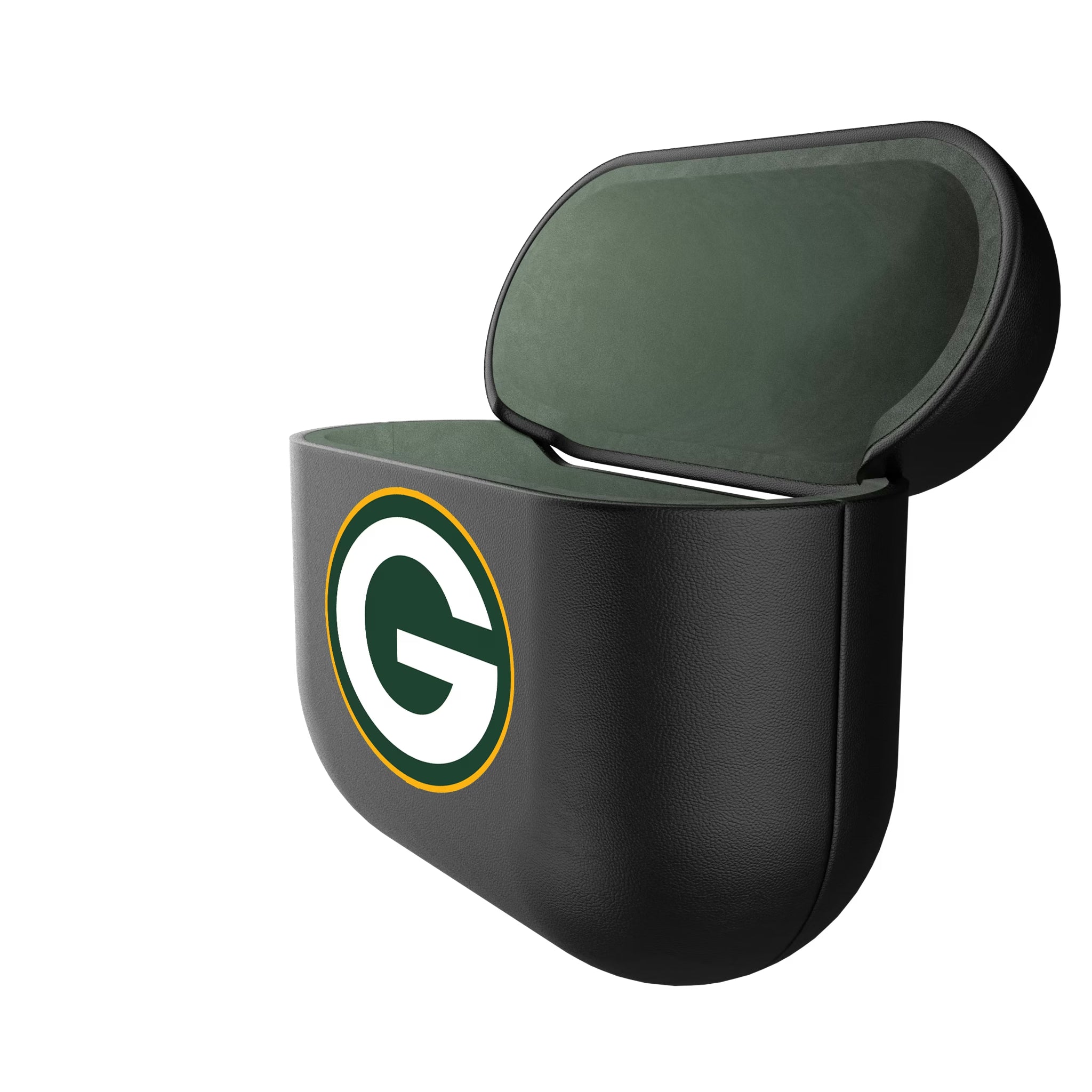 Green Bay Packers Insignia AirPods AirPod Case Cover - Isometric View#Device_AirPods 3rd Gen
