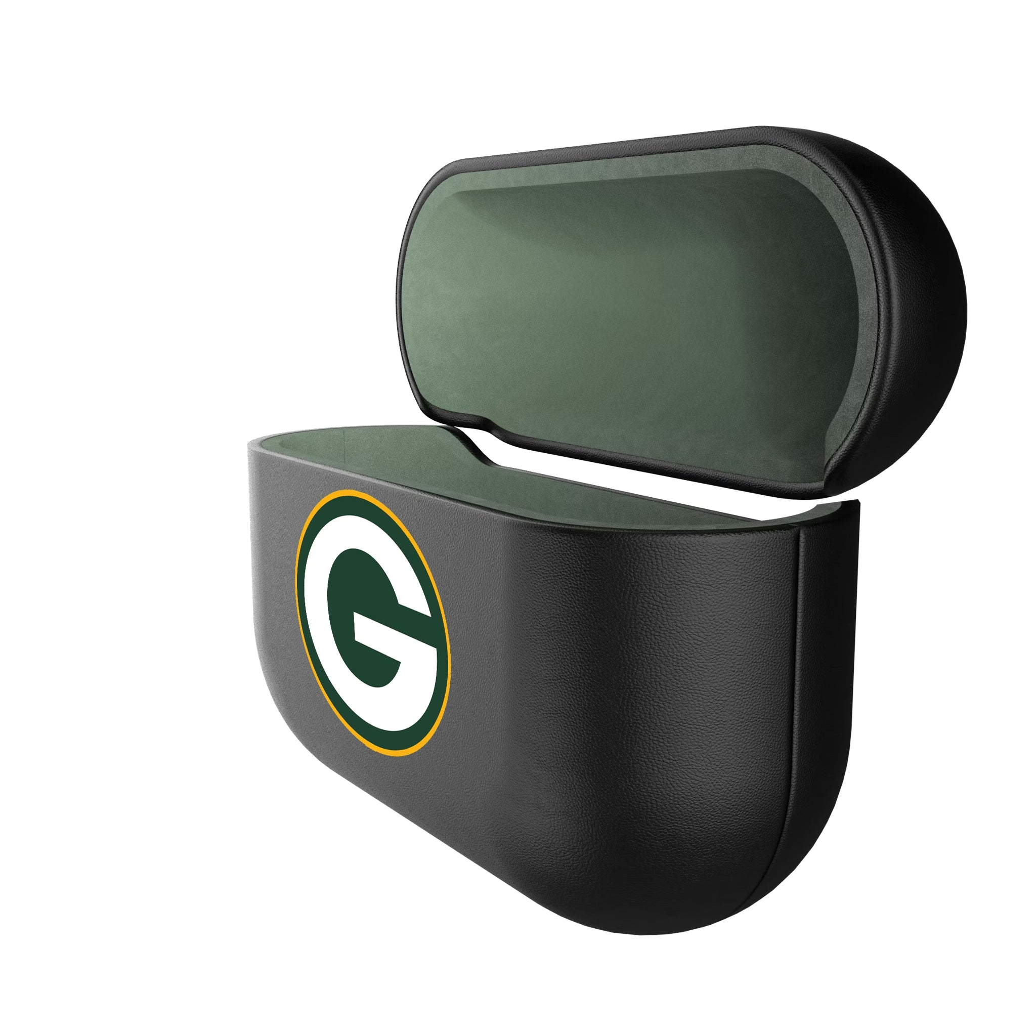 Green Bay Packers Insignia AirPods AirPod Case Cover - Isometric View#Device_AirPods Pro 1st Gen