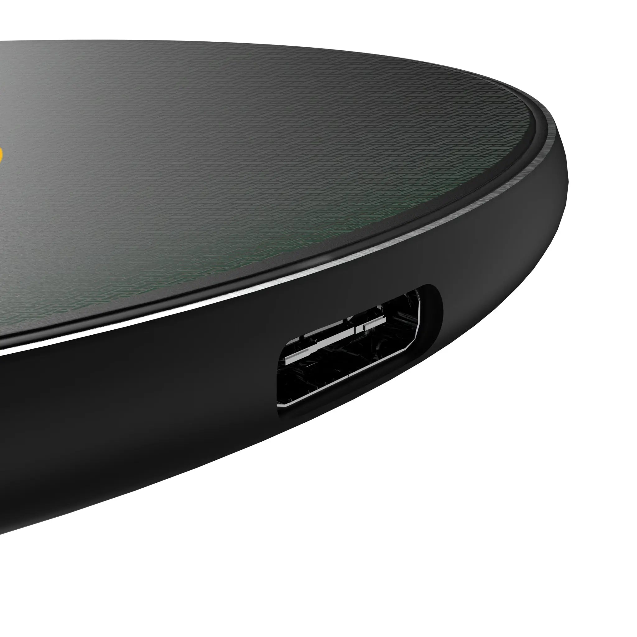 Green Bay Packers Linen 15-Watt Wireless Charger - Detail