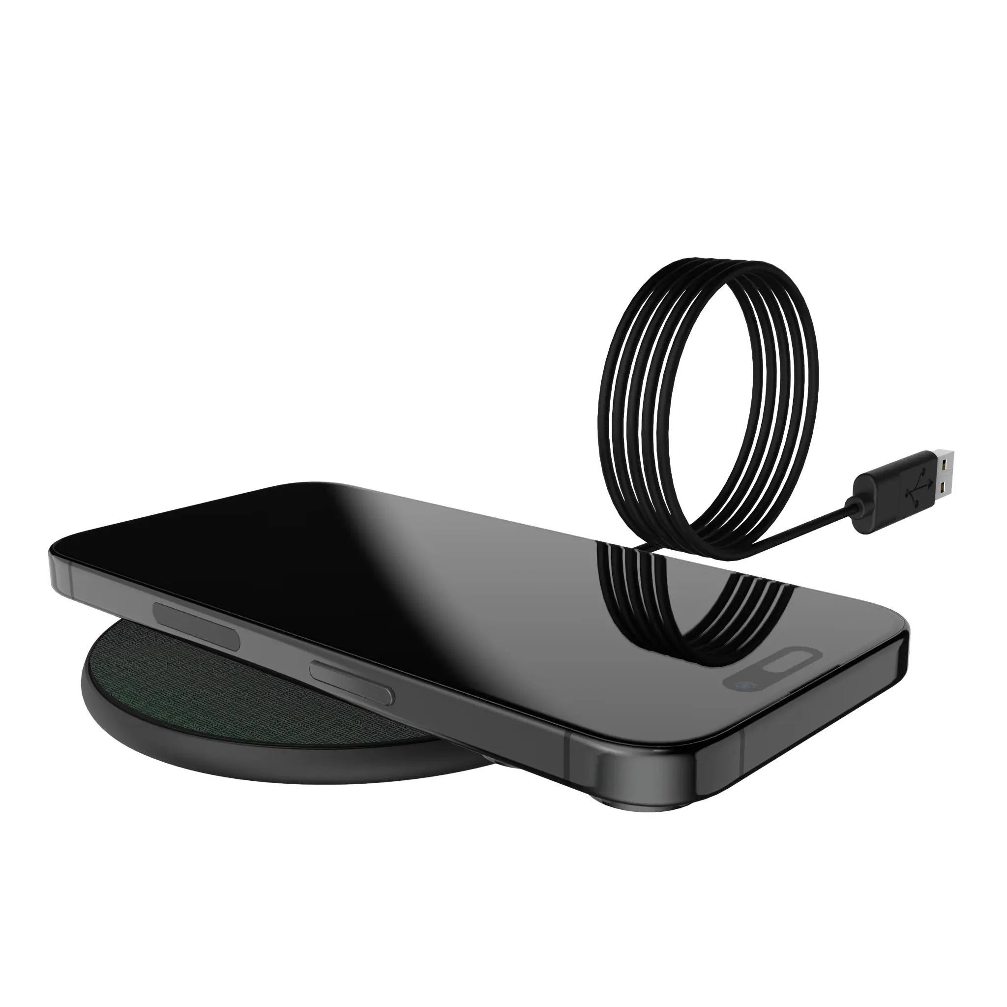 Green Bay Packers Linen 15-Watt Wireless Charger - Lifestyle