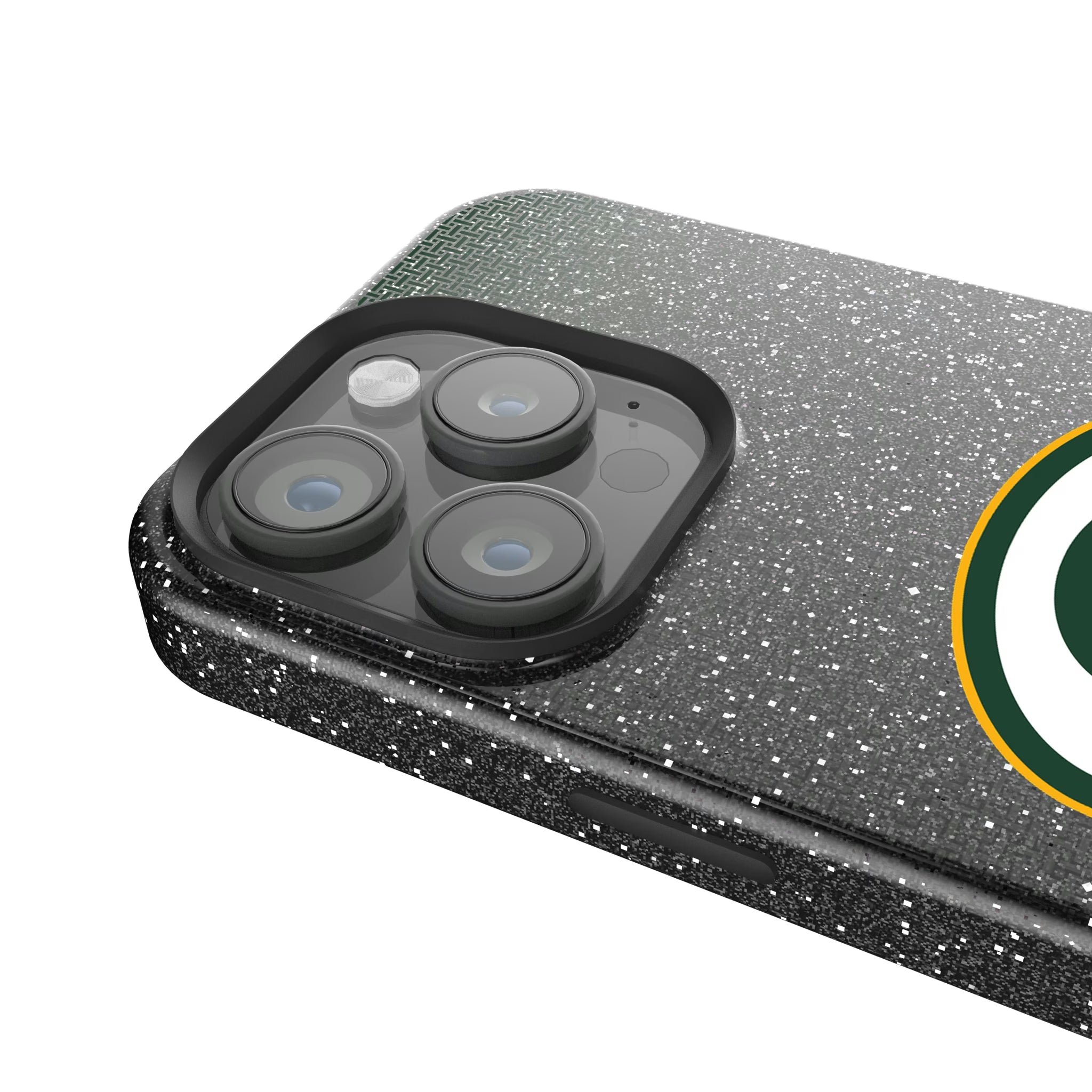 Green Bay Packers Linen iPhone Bling Phone Case for Apple iPhone - Detail