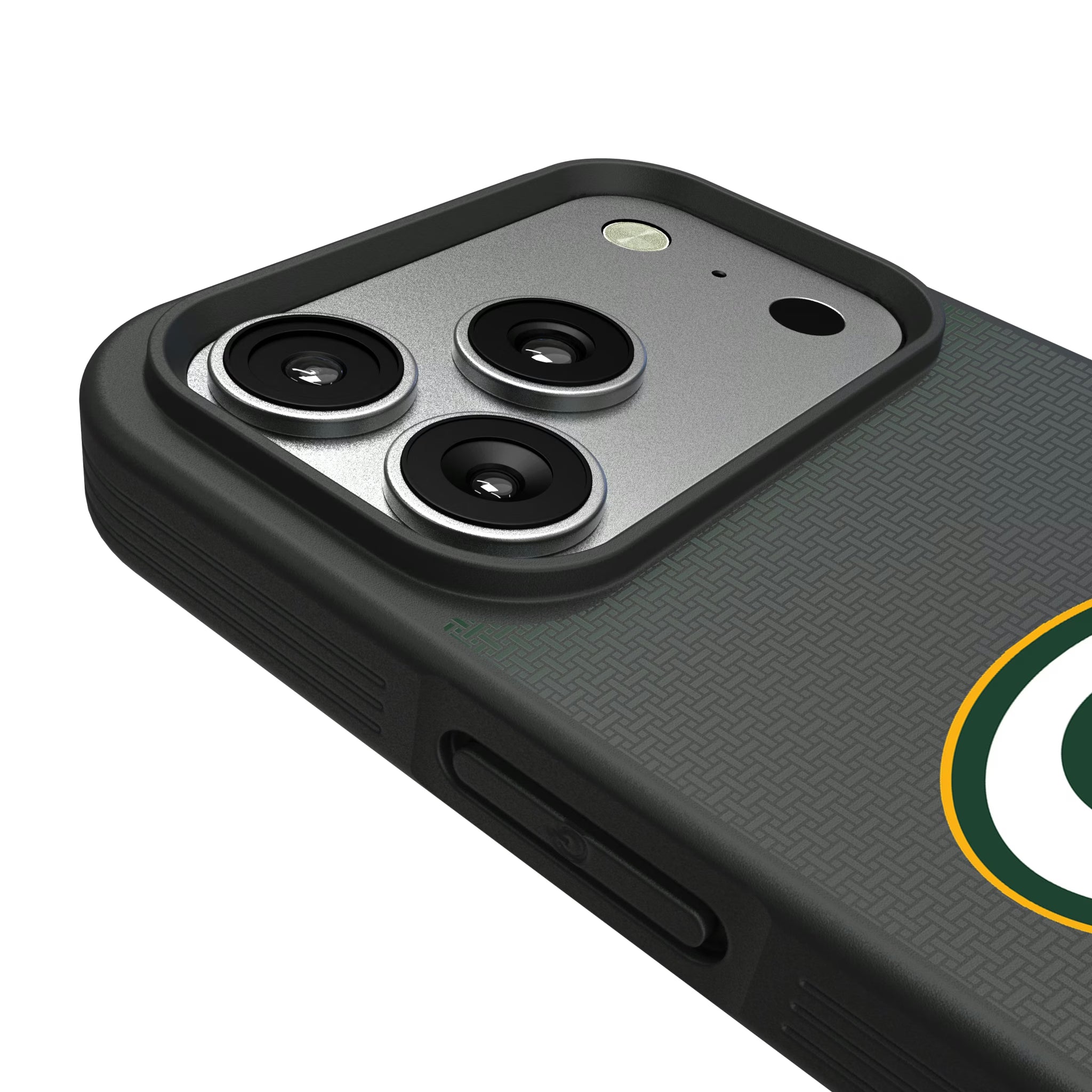 Green Bay Packers Linen iPhone Bump Phone Case for Apple iPhone - Detail#Device_iPhone 17 Pro
