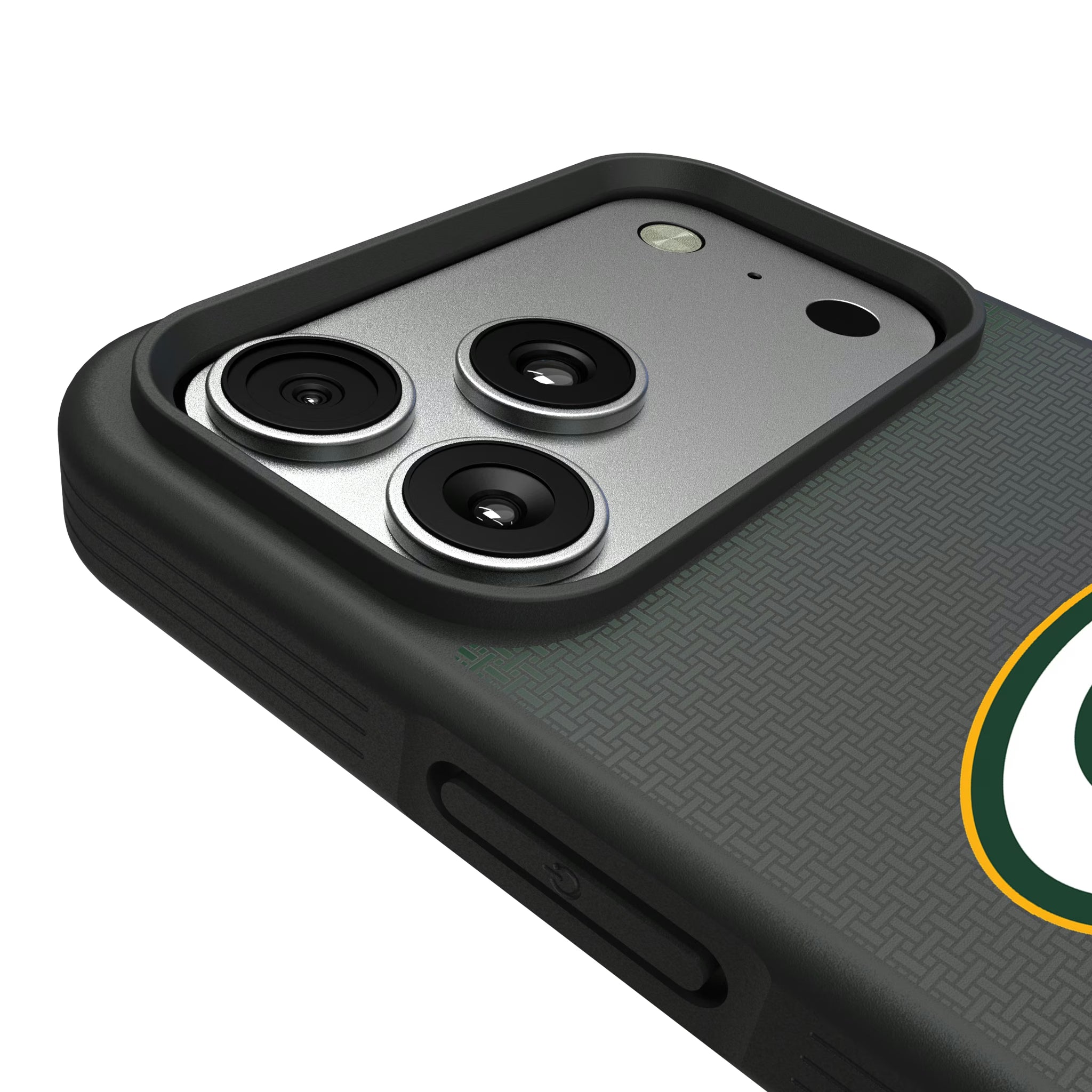 Green Bay Packers Linen iPhone Bump Phone Case for Apple iPhone - Detail#Device_iPhone 17 Pro Max