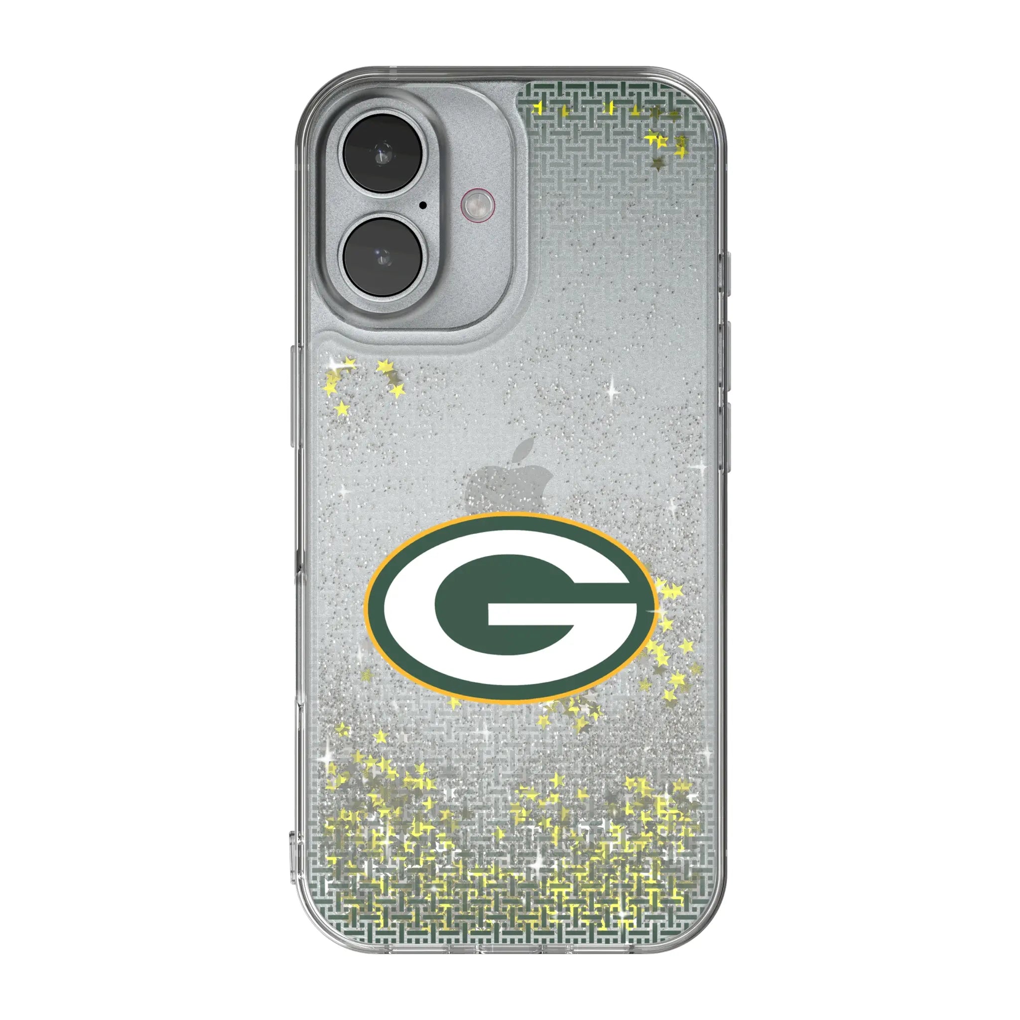 Green Bay Packers Linen iPhone Glitter Phone Case for Apple iPhone