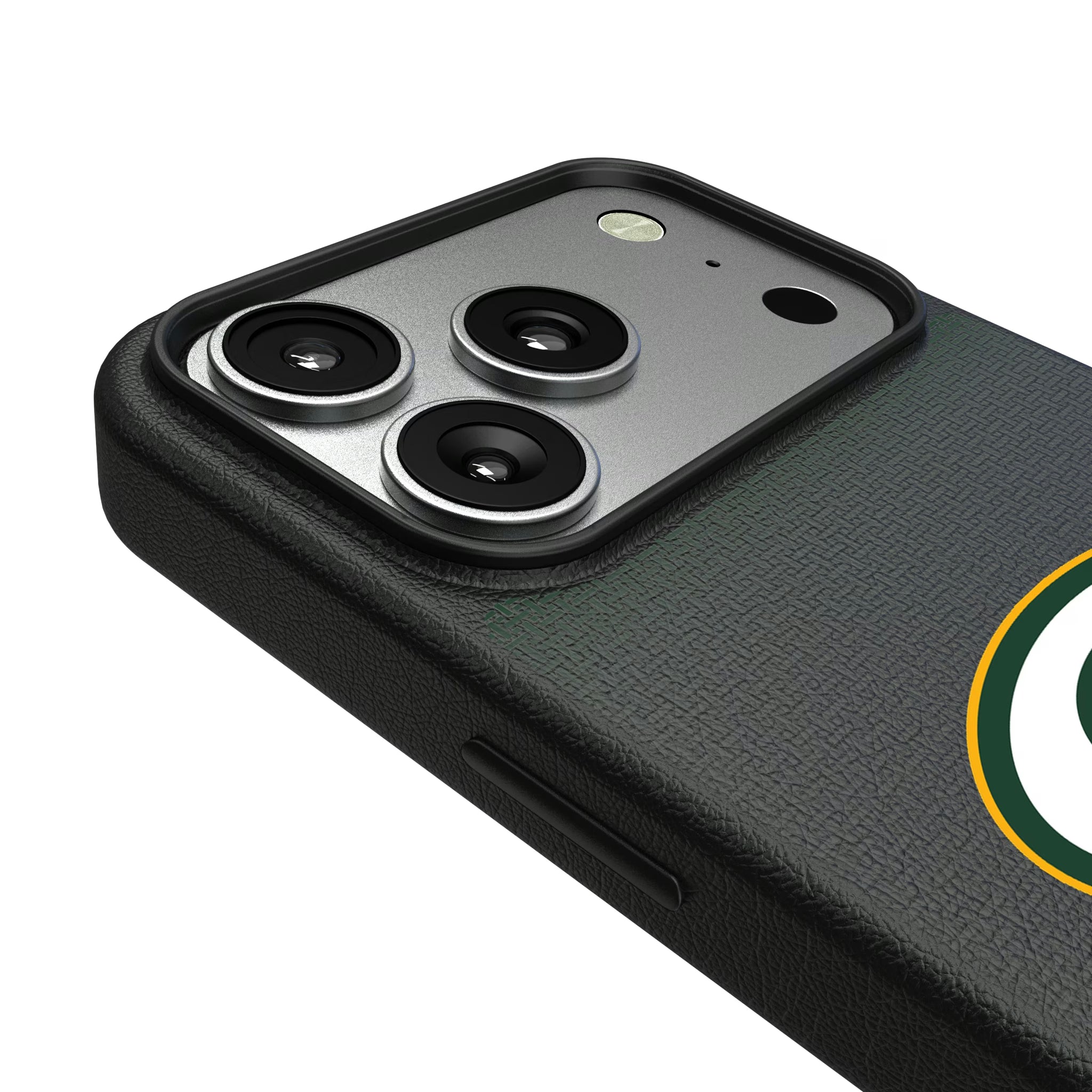 Green Bay Packers Linen iPhone MagSafe Compatible Phone Case for Apple iPhone - Detail#Device_iPhone 17 Pro