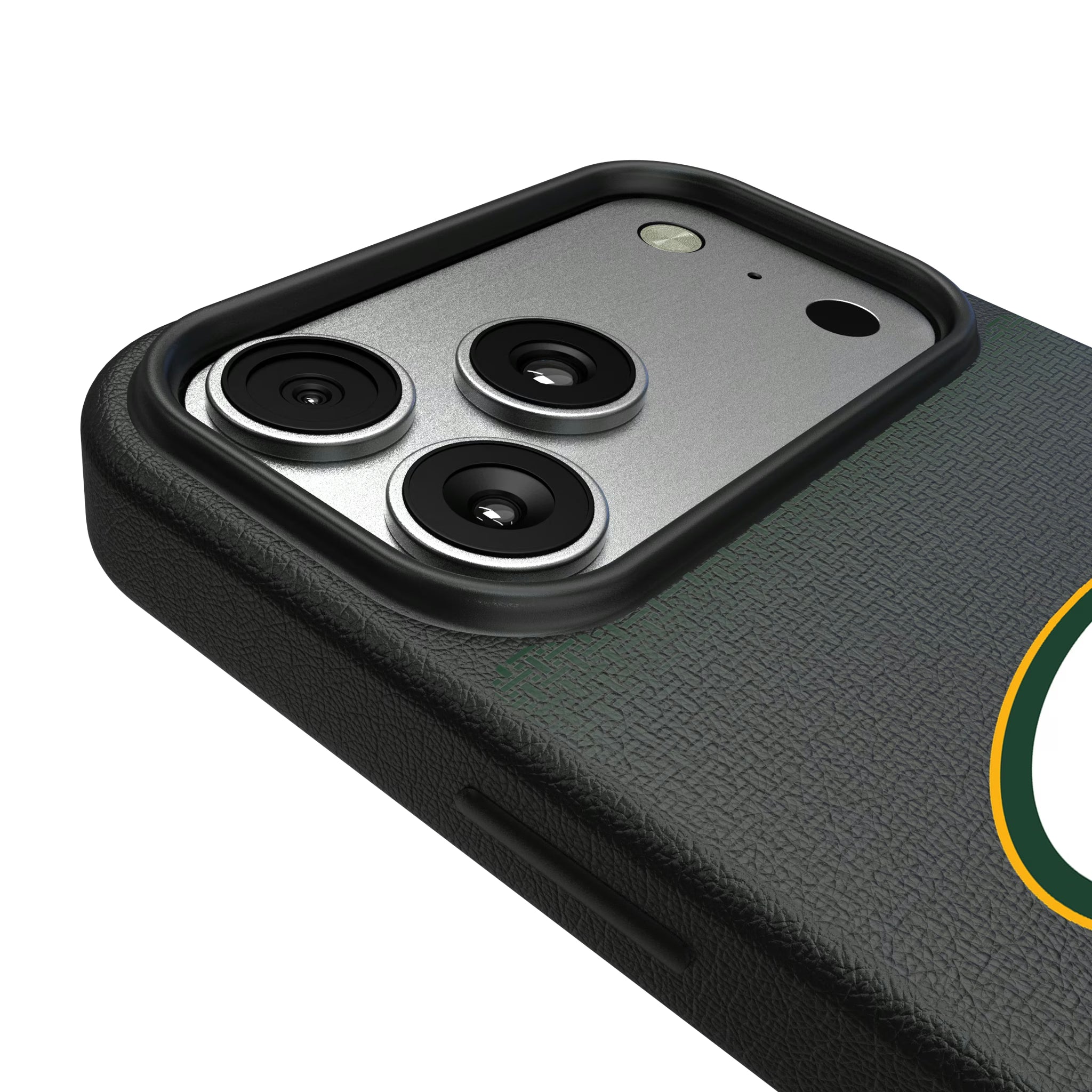 Green Bay Packers Linen iPhone MagSafe Compatible Phone Case for Apple iPhone - Detail#Device_iPhone 17 Pro Max