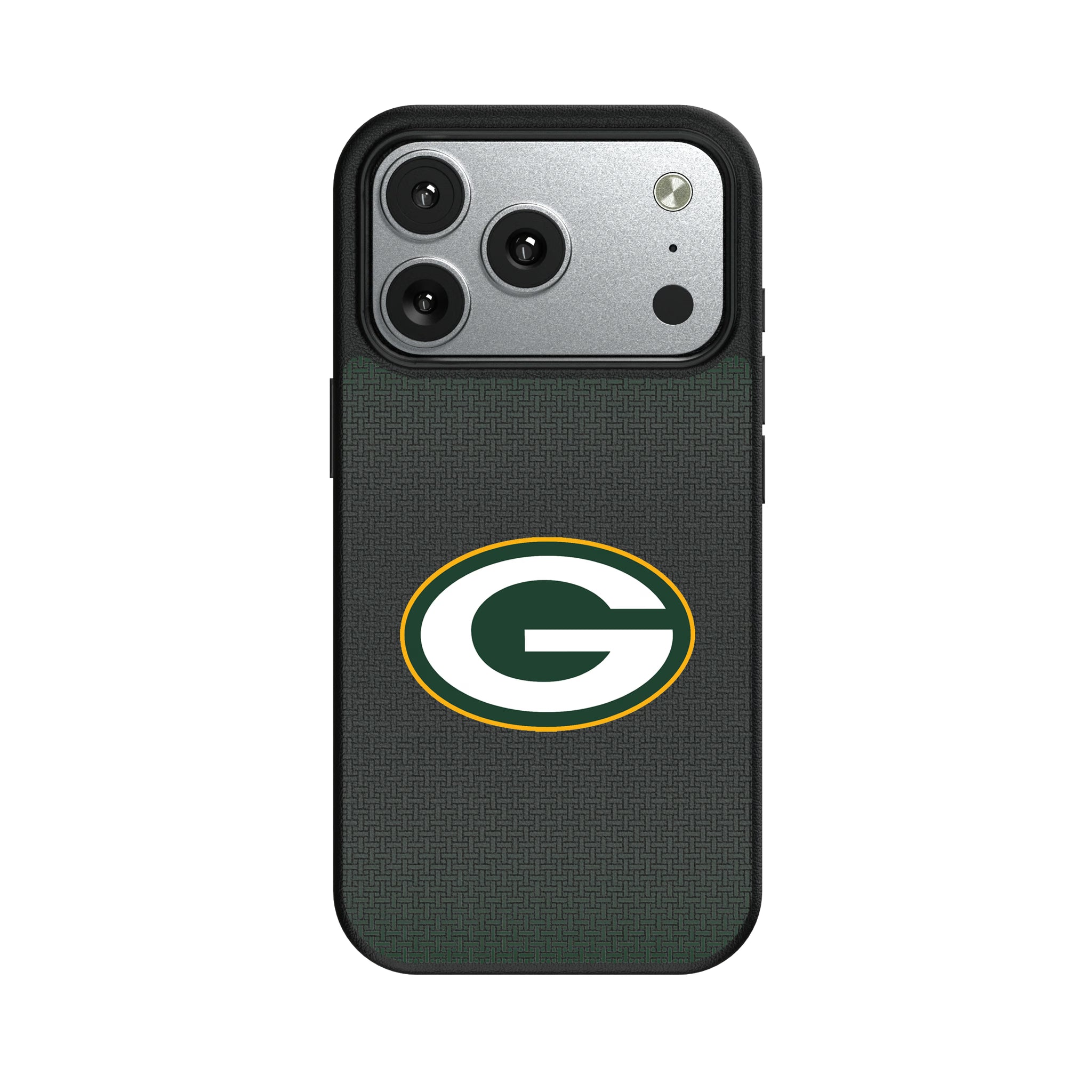 Green Bay Packers Linen iPhone MagSafe Compatible Phone Case for Apple iPhone#Device_iPhone 17 Pro