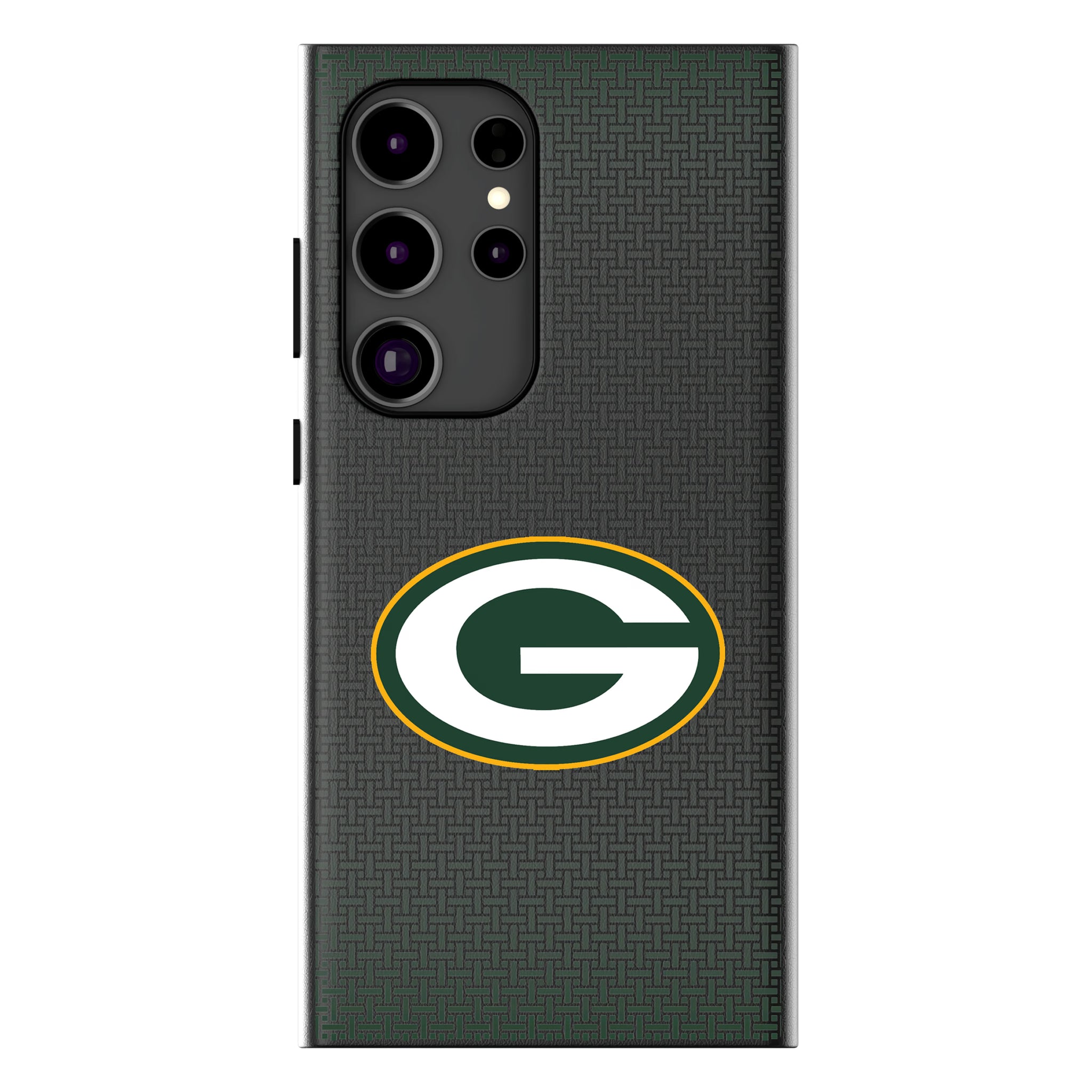 Green Bay Packers Linen Galaxy MagSafe Compatible Phone Case for Samsung Galaxy