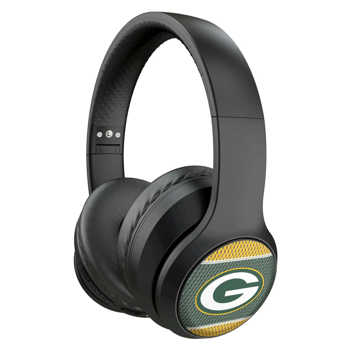 Green Bay Packers Mesh Wireless Over-Ear Headphones With Case