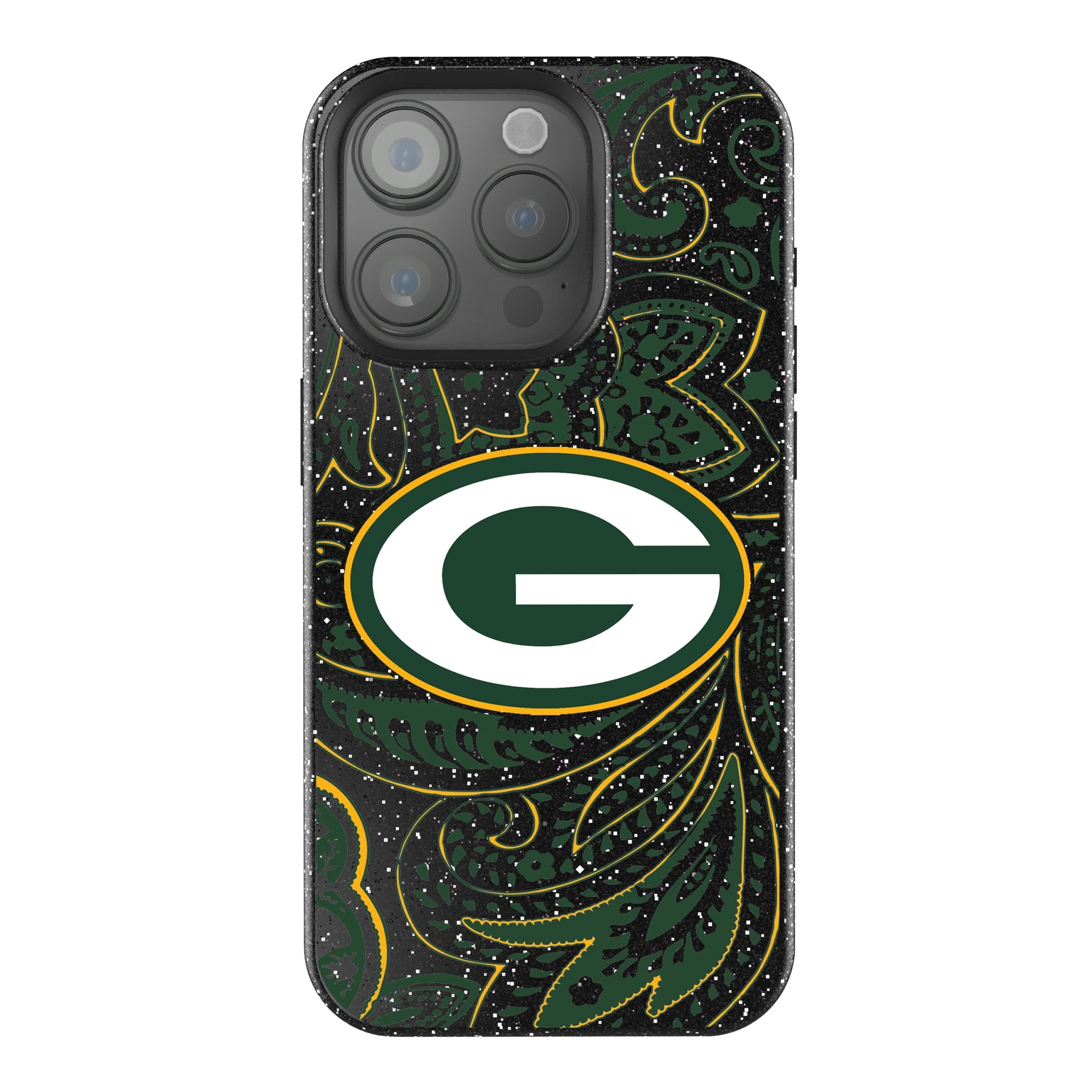 Green Bay Packers Paisley iPhone Bling Phone Case for Apple iPhone