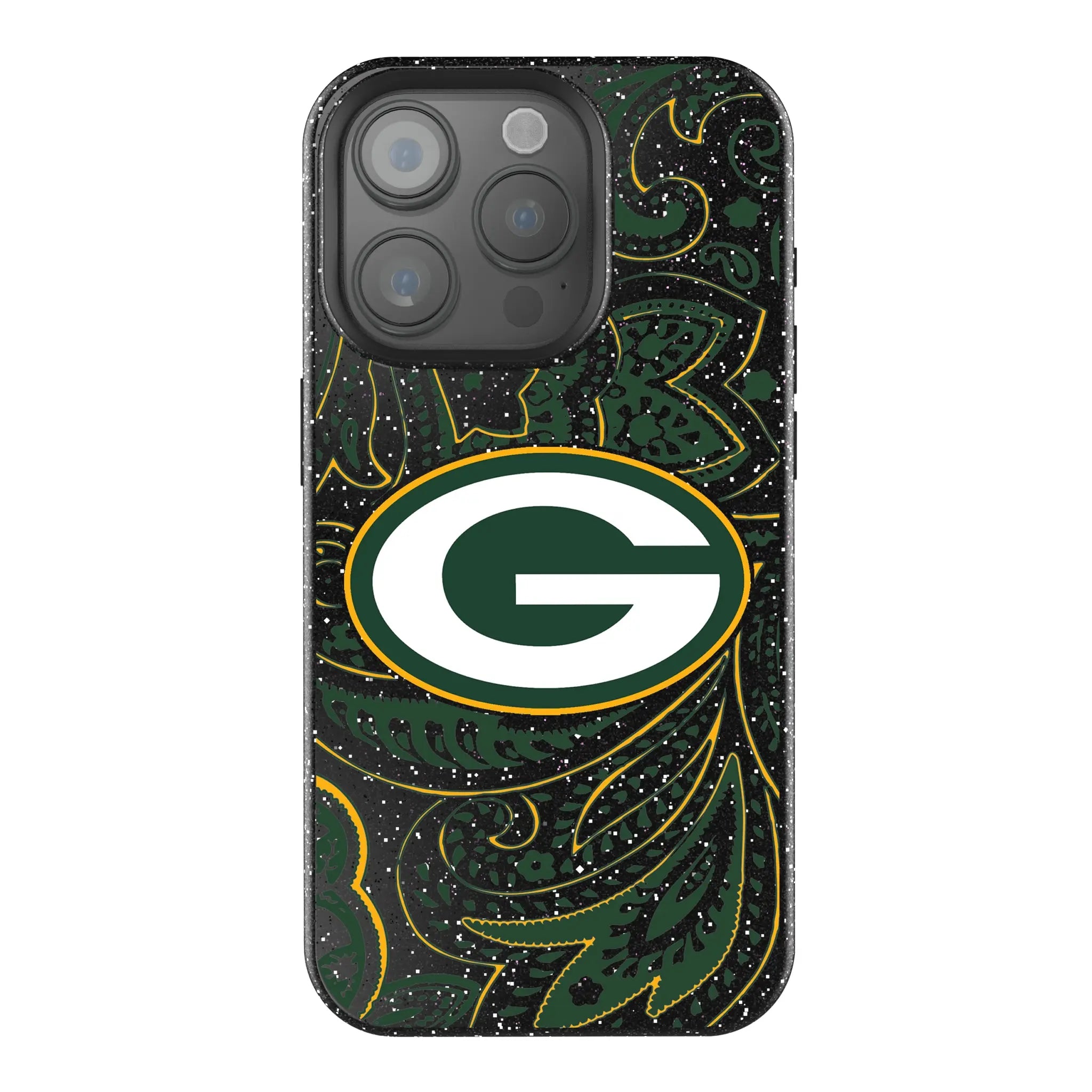 Green Bay Packers Paisley iPhone Bling Phone Case for Apple iPhone