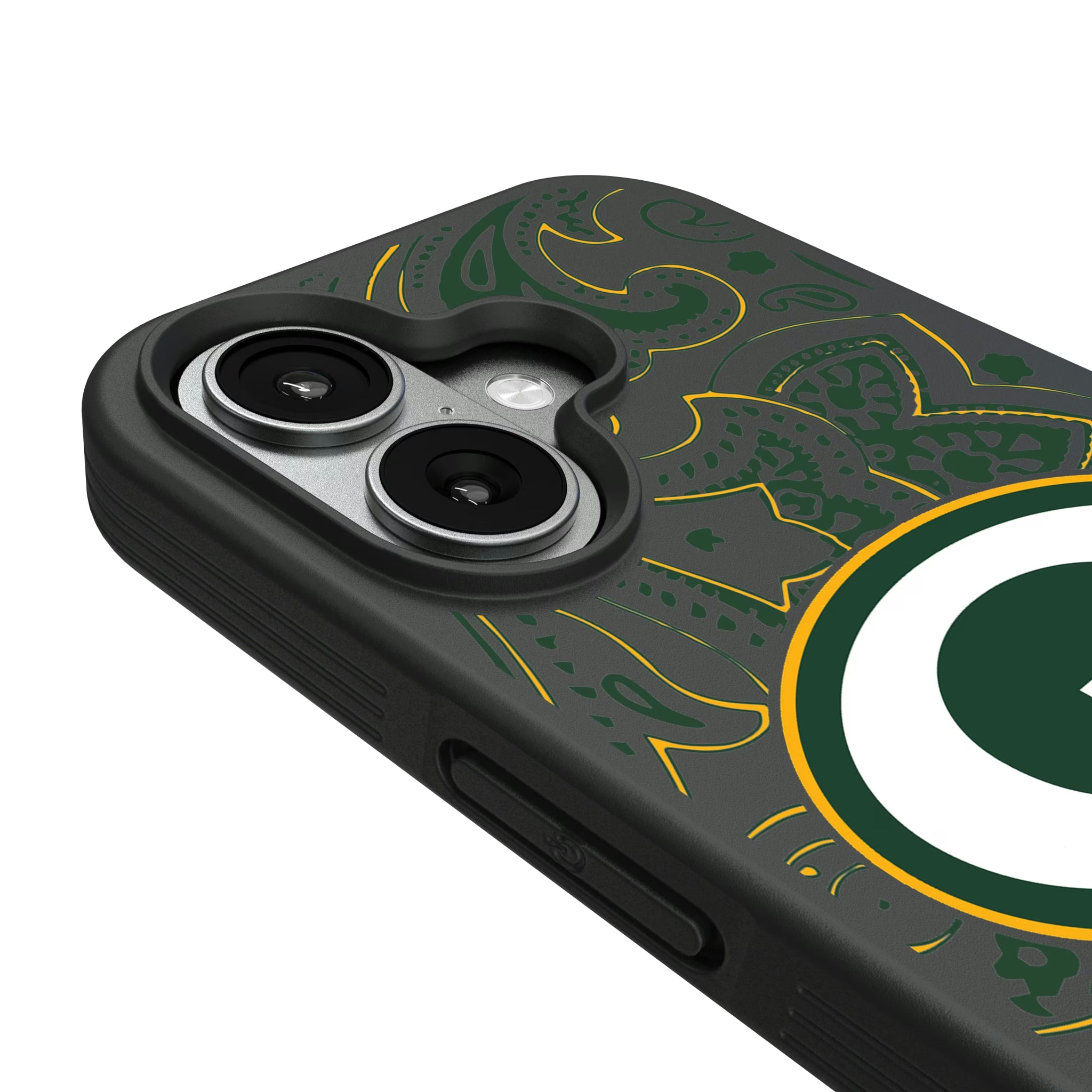 Green Bay Packers Paisley iPhone Bump Phone Case for Apple iPhone - Detail#Device_iPhone 17