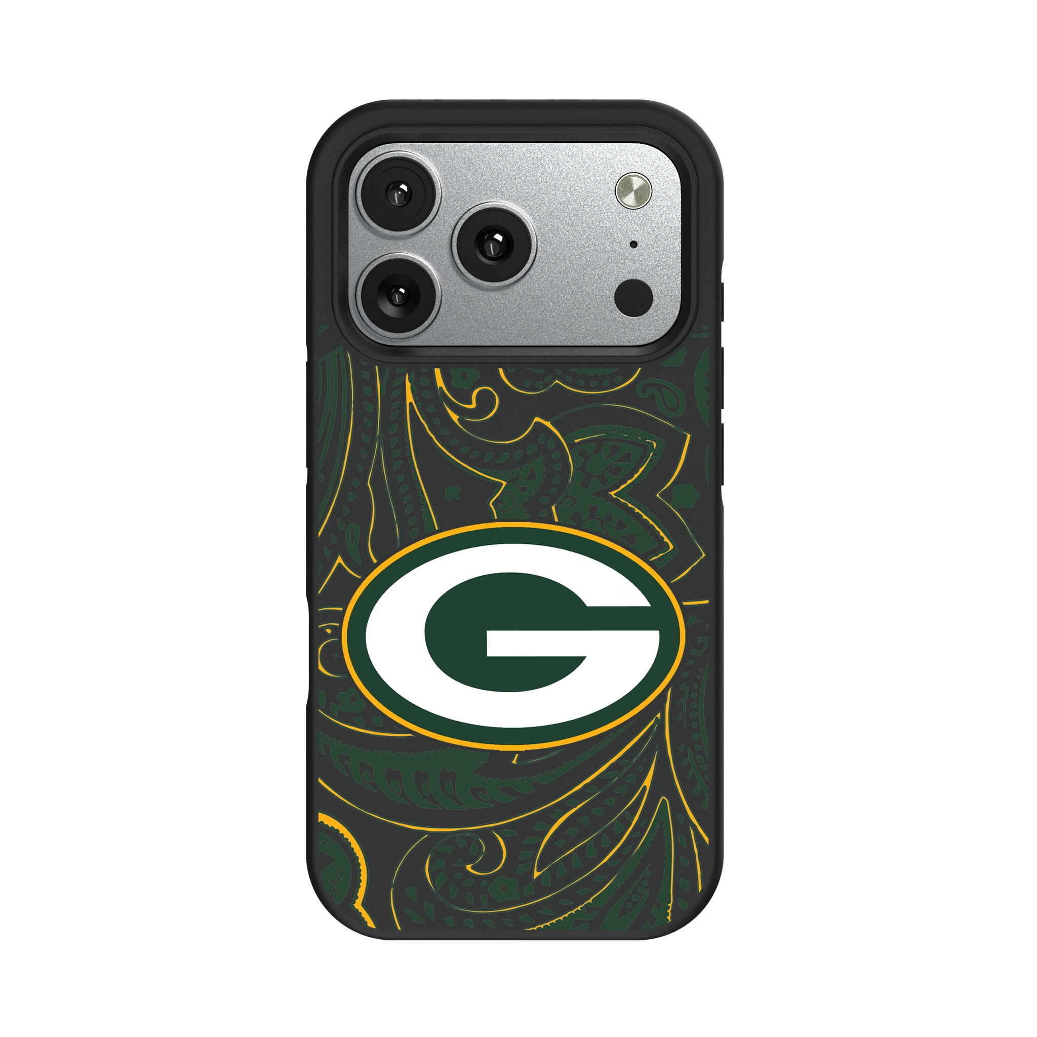 Green Bay Packers Paisley iPhone Bump Phone Case for Apple iPhone#Device_iPhone 17 Pro