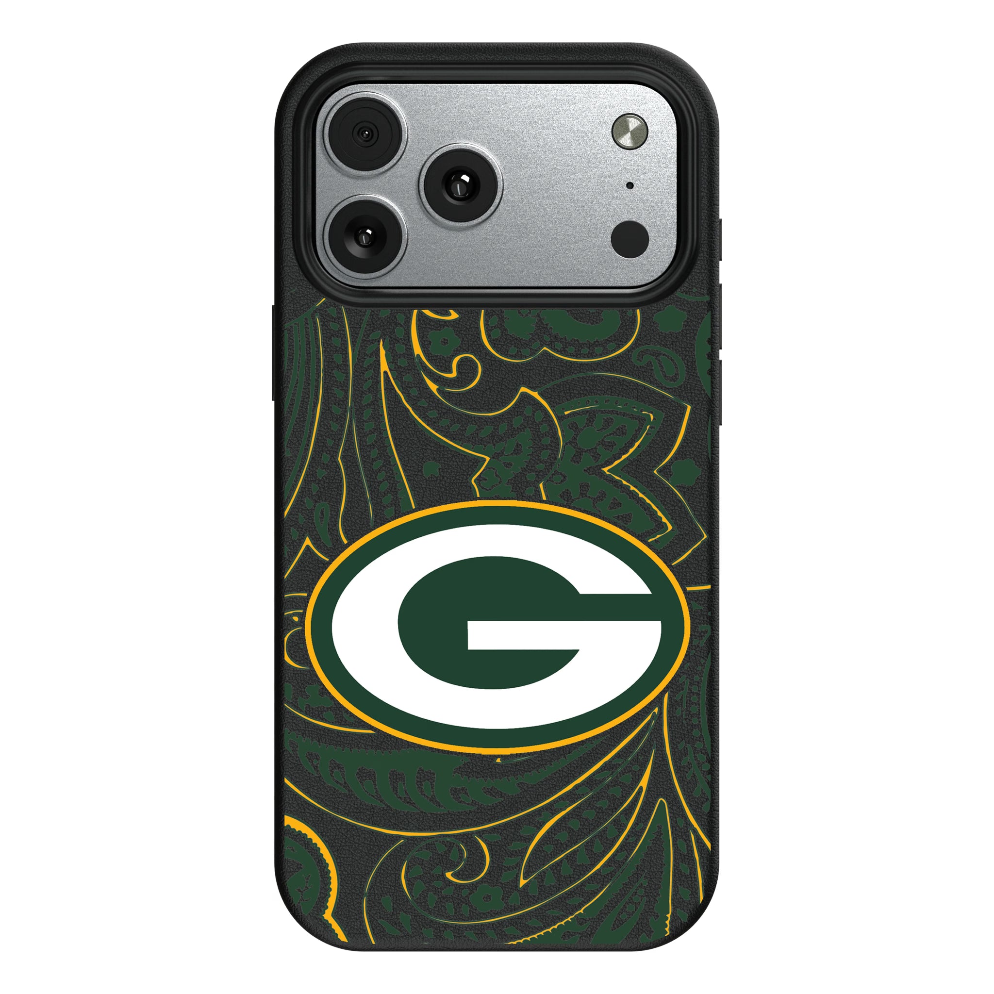 Green Bay Packers Paisley iPhone MagSafe Compatible Phone Case for Apple iPhone#Device_iPhone 17 Pro Max