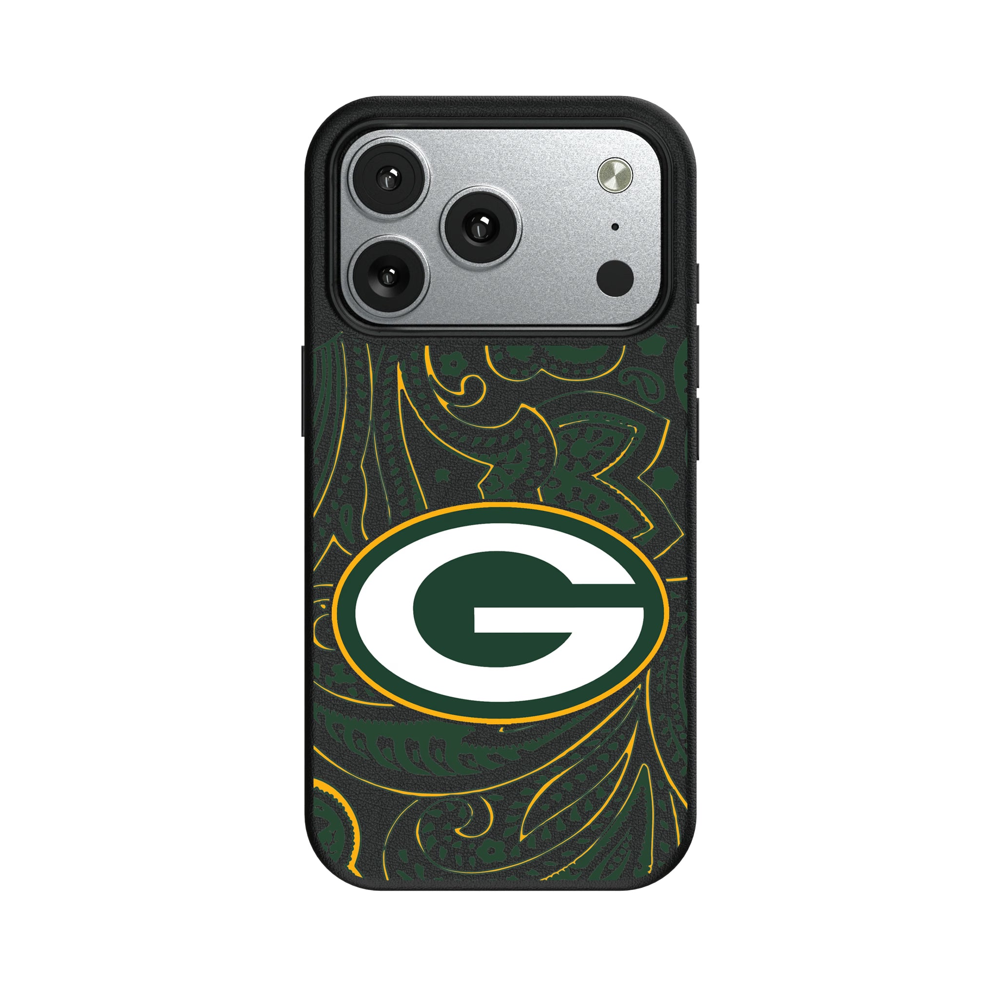 Green Bay Packers Paisley iPhone MagSafe Compatible Phone Case for Apple iPhone#Device_iPhone 17 Pro