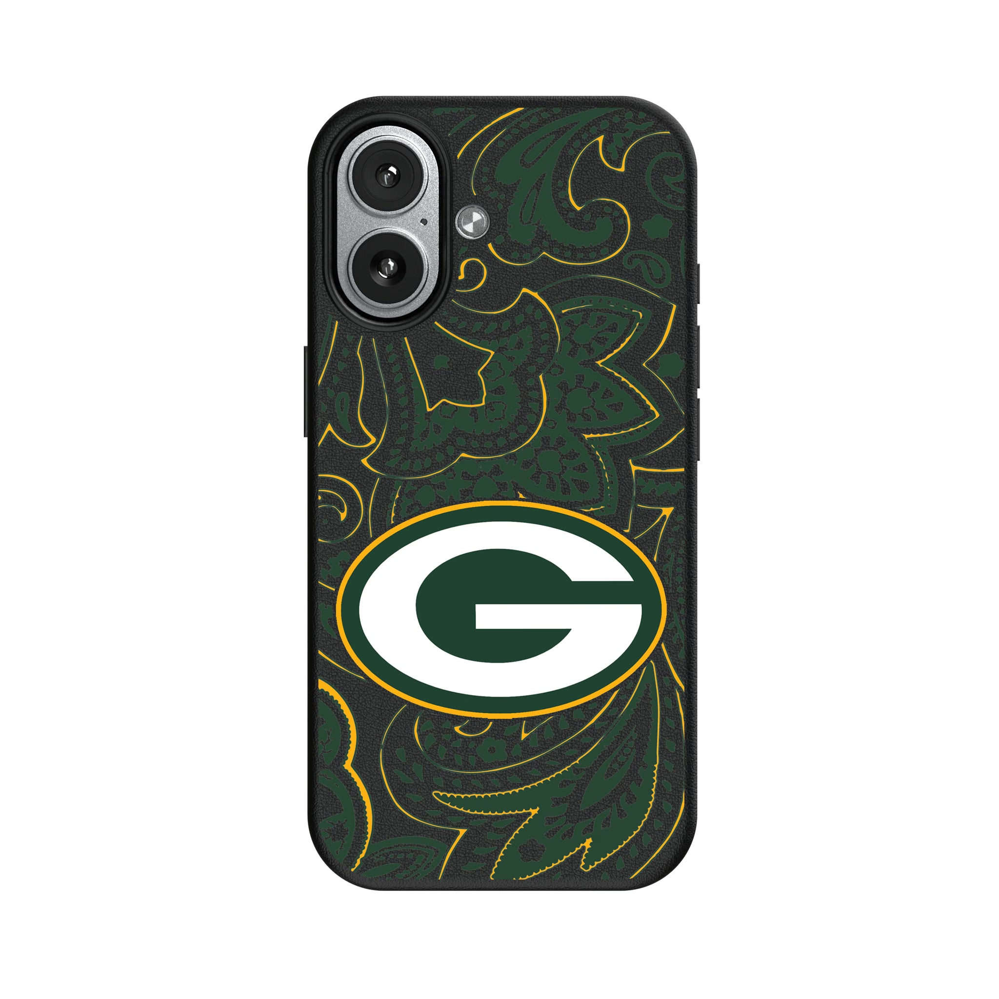 Green Bay Packers Paisley iPhone MagSafe Compatible Phone Case for Apple iPhone#Device_iPhone 17