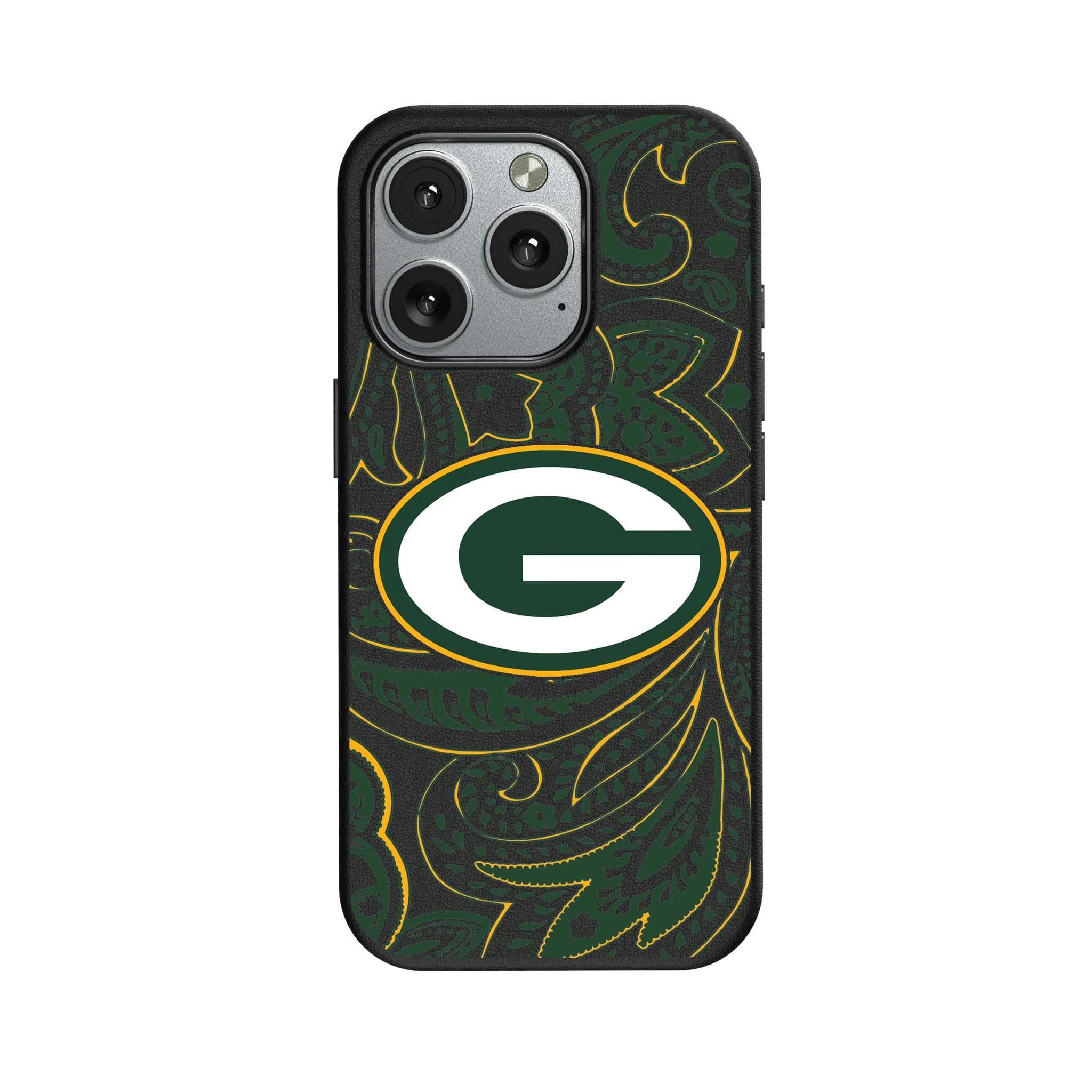 Green Bay Packers Paisley iPhone MagSafe Compatible Phone Case for Apple iPhone