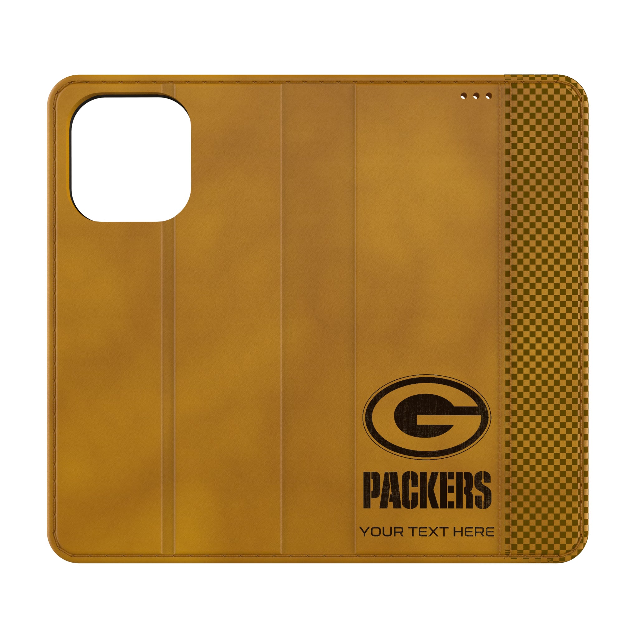 Green Bay Packers Personalized Burn iPhone Folio Phone Case for Apple iPhone