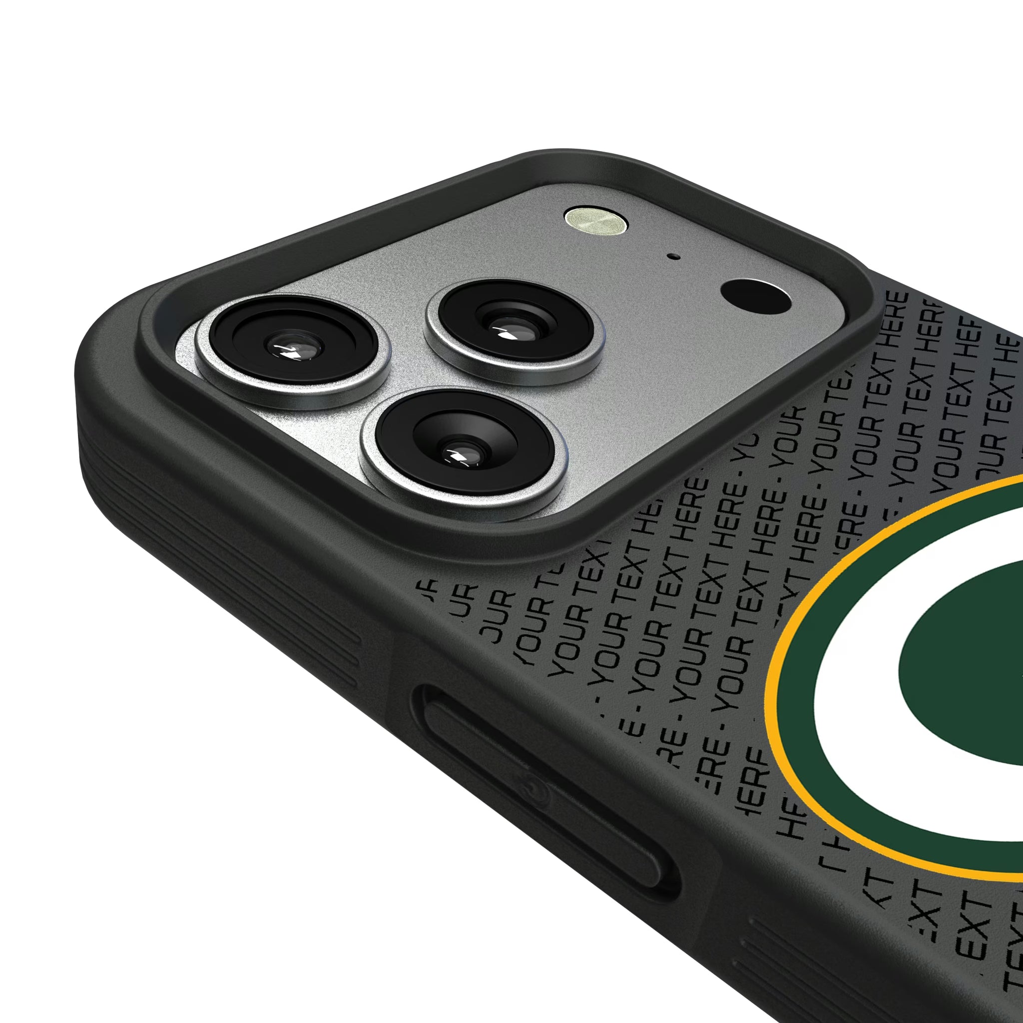Green Bay Packers Personalized EndZone Plus iPhone Bump Phone Case for Apple iPhone - Detail#Device_iPhone 17 Pro