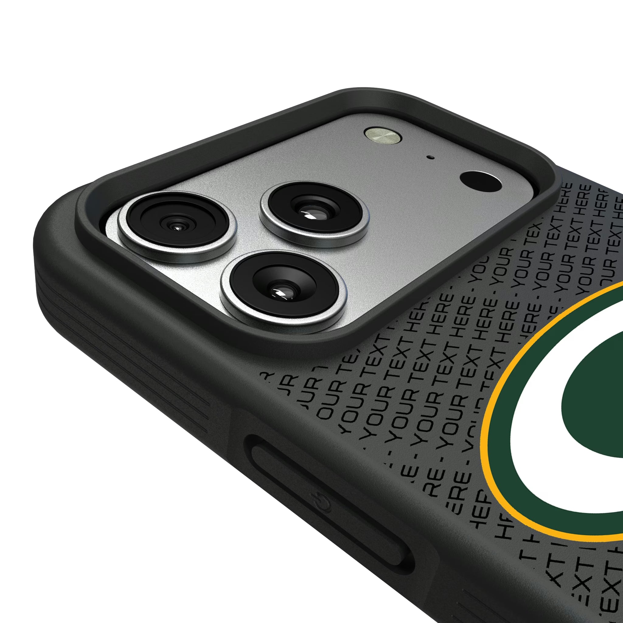 Green Bay Packers Personalized EndZone Plus iPhone Bump Phone Case for Apple iPhone - Detail#Device_iPhone 17 Pro Max