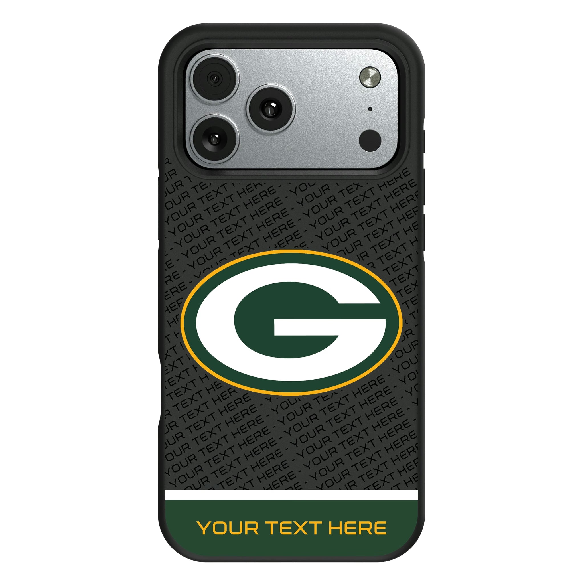 Green Bay Packers Personalized EndZone Plus iPhone Bump Phone Case for Apple iPhone#Device_iPhone 17 Pro Max