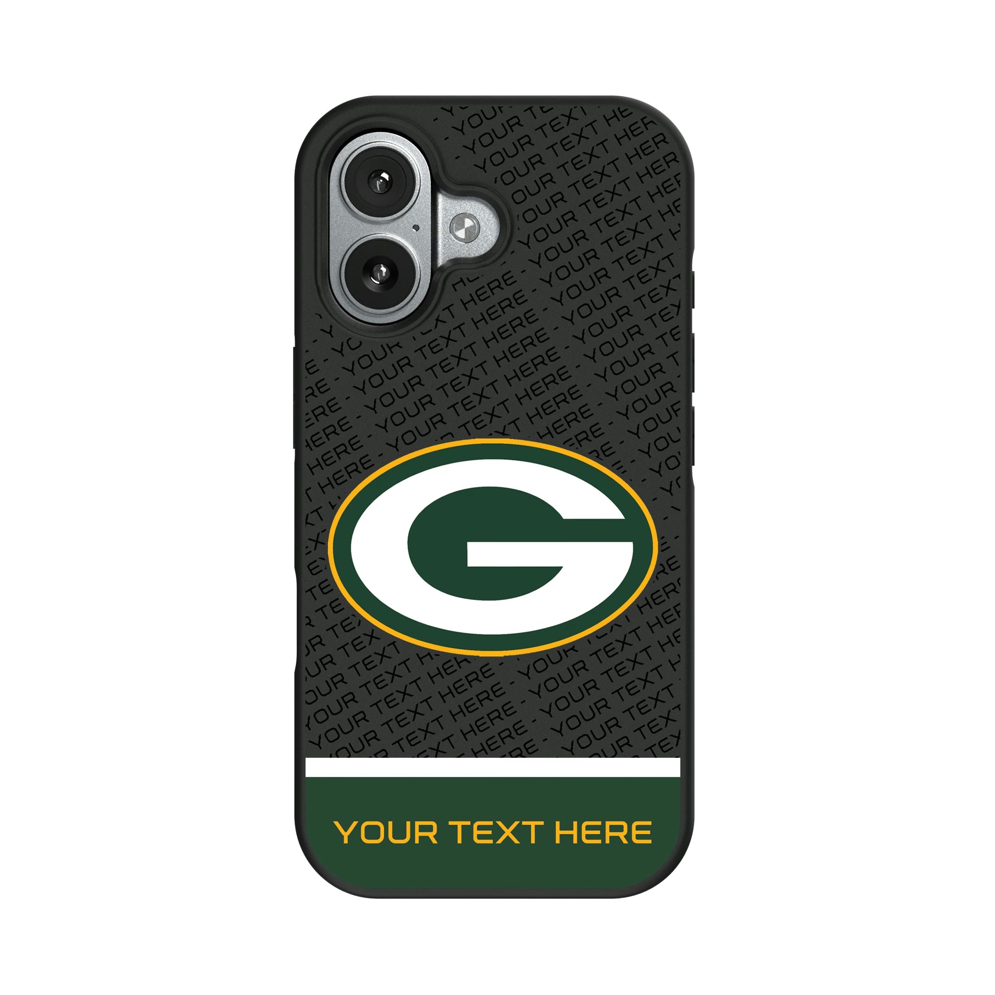 Green Bay Packers Personalized EndZone Plus iPhone Bump Phone Case for Apple iPhone#Device_iPhone 17