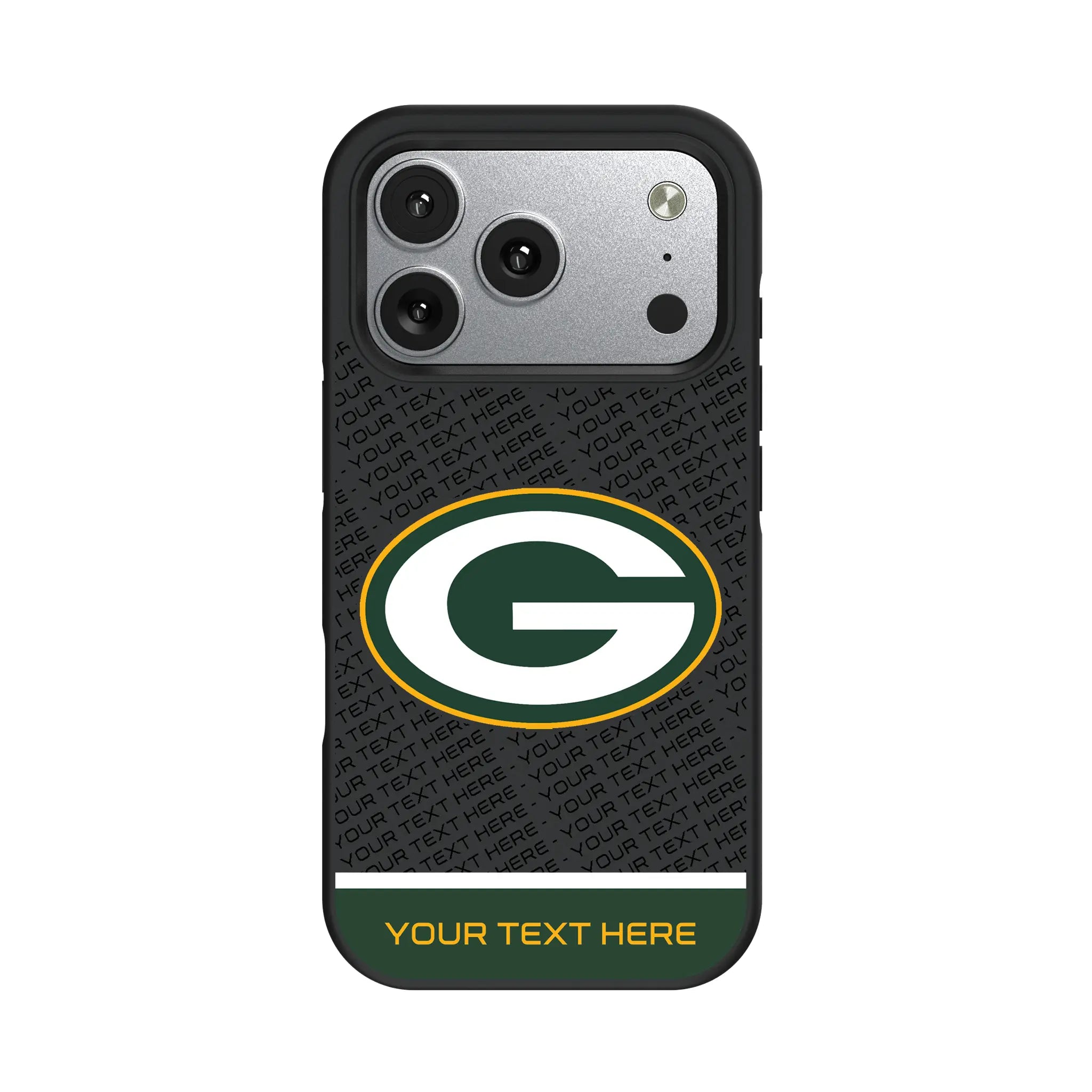 Green Bay Packers Personalized EndZone Plus iPhone Bump Phone Case for Apple iPhone#Device_iPhone 17 Pro