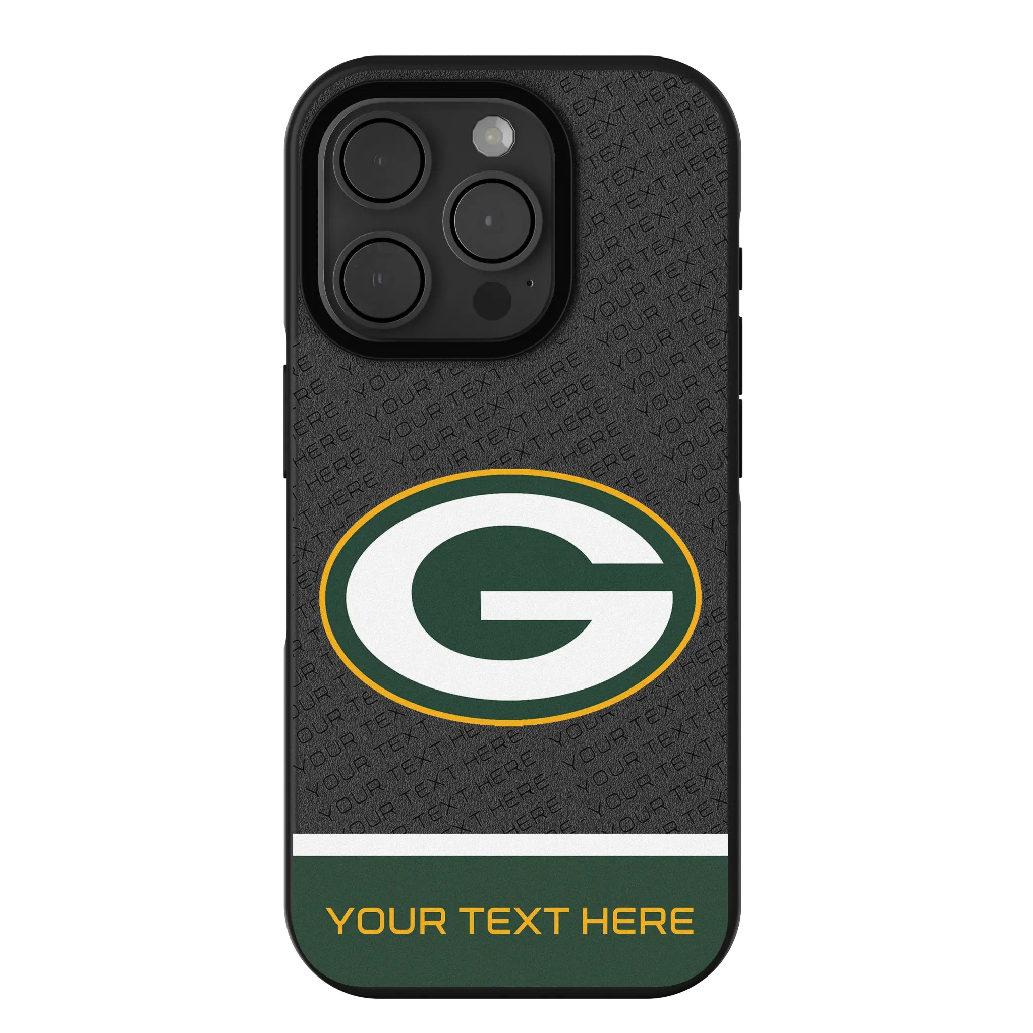 Green Bay Packers Personalized EndZone Plus iPhone Bump Phone Case for Apple iPhone