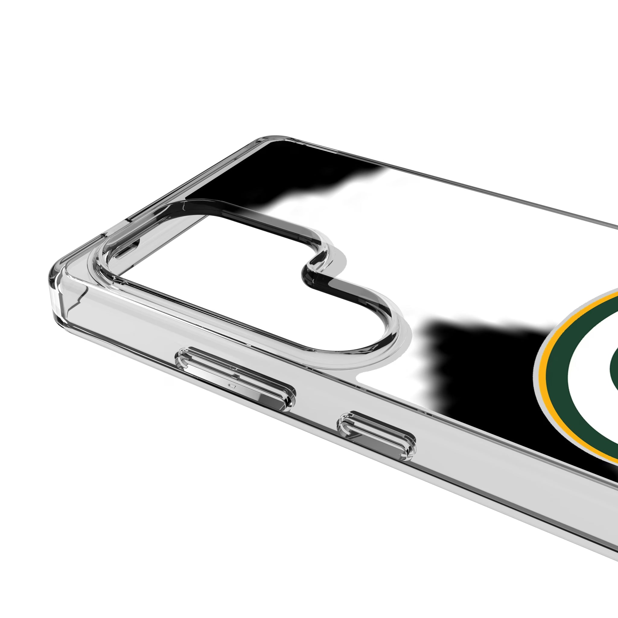 Green Bay Packers Personalized EndZone Plus Galaxy Clear Phone Case for Samsung Galaxy - Detail