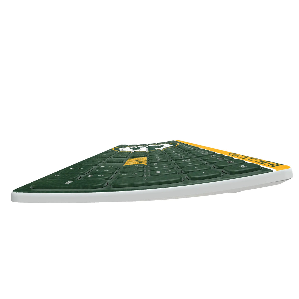 Green Bay Packers Personalized Endzone Solid KKB605 Curved Wireless Keyboard