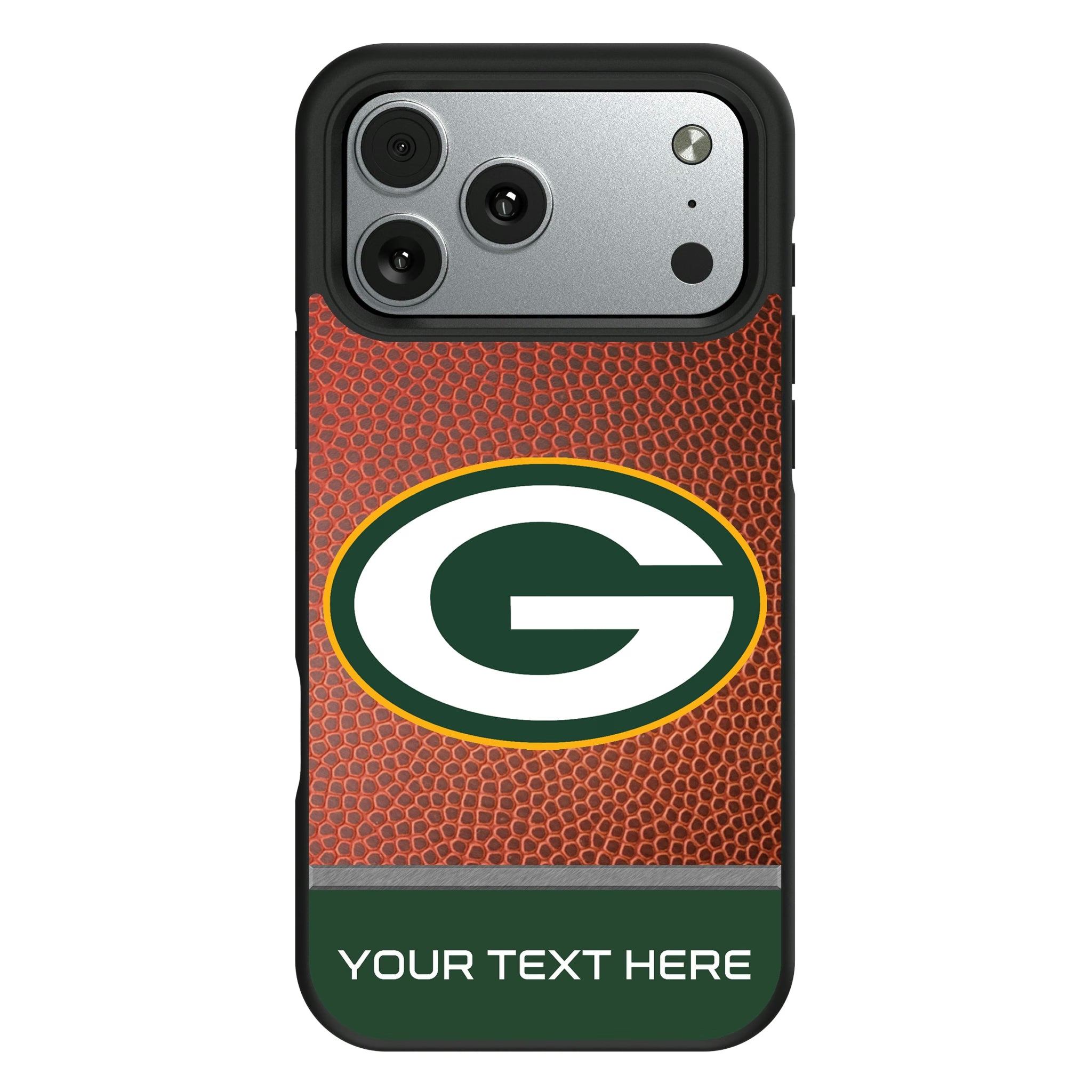 Green Bay Packers Personalized Football iPhone Bump Phone Case for Apple iPhone#Device_iPhone 17 Pro Max