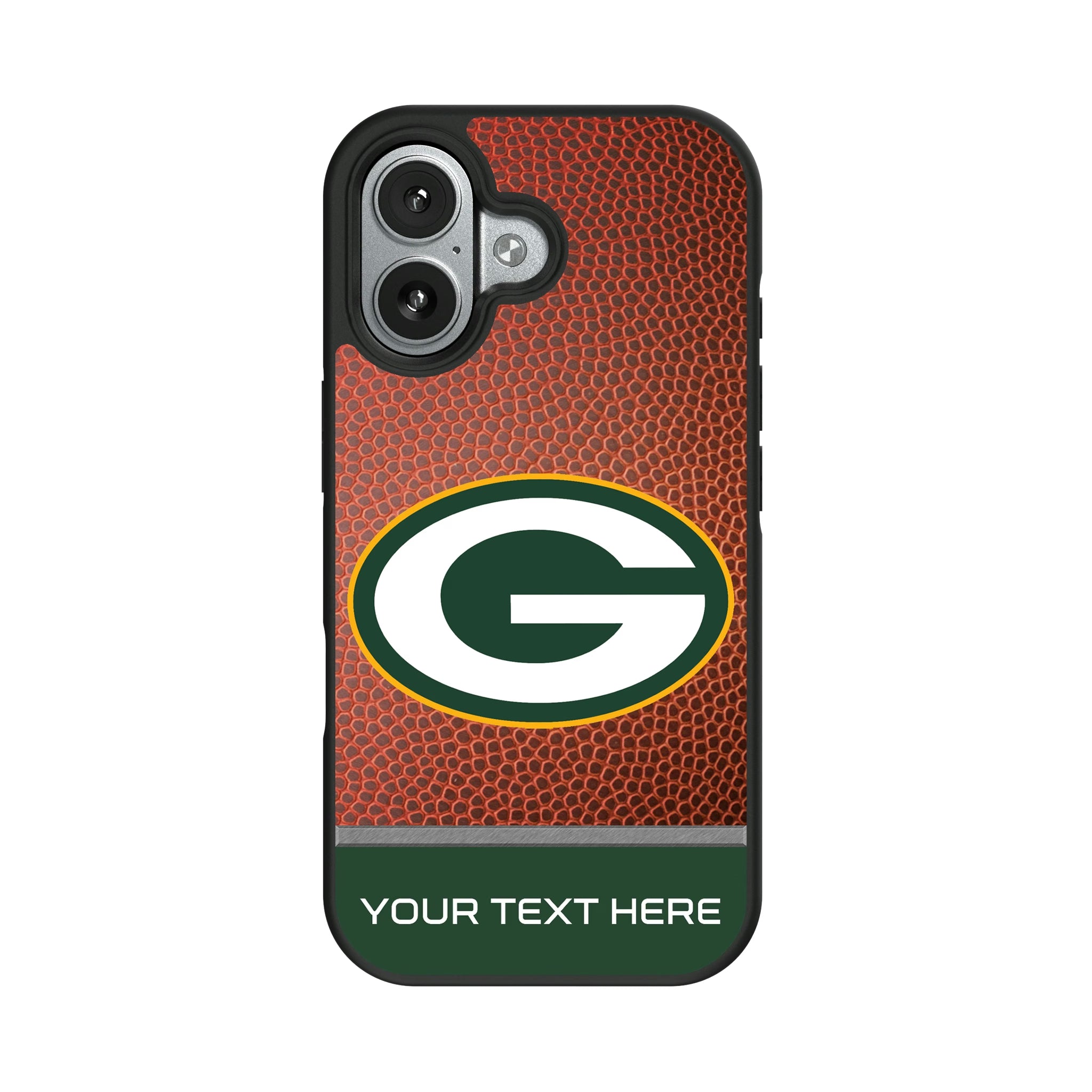 Green Bay Packers Personalized Football iPhone Bump Phone Case for Apple iPhone#Device_iPhone 17