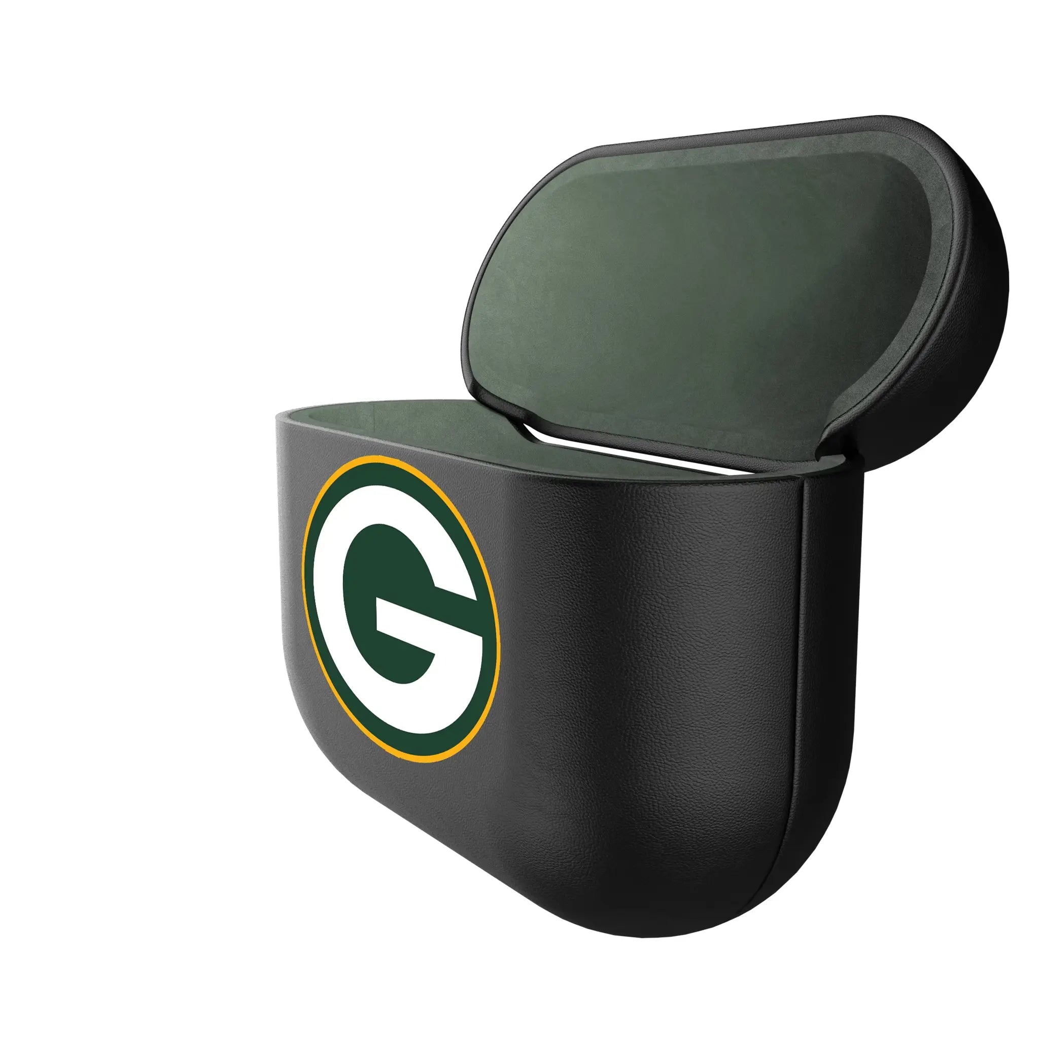 Green Bay Packers Personalized Insignia AirPods AirPod Case Cover - Isometric View#Device_AirPods 3rd Gen