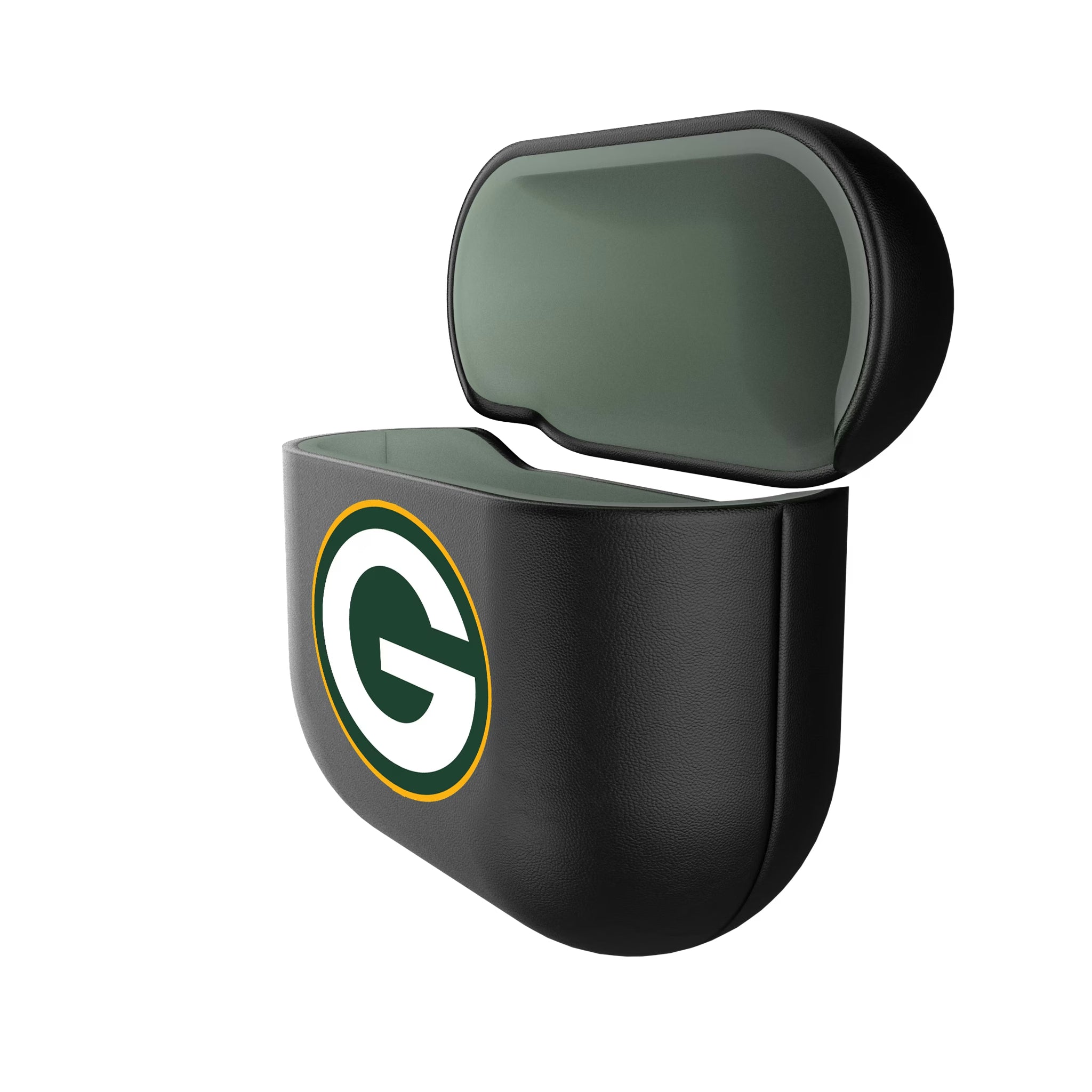 Green Bay Packers Personalized Insignia AirPods AirPod Case Cover - Isometric View#Device_AirPods 4