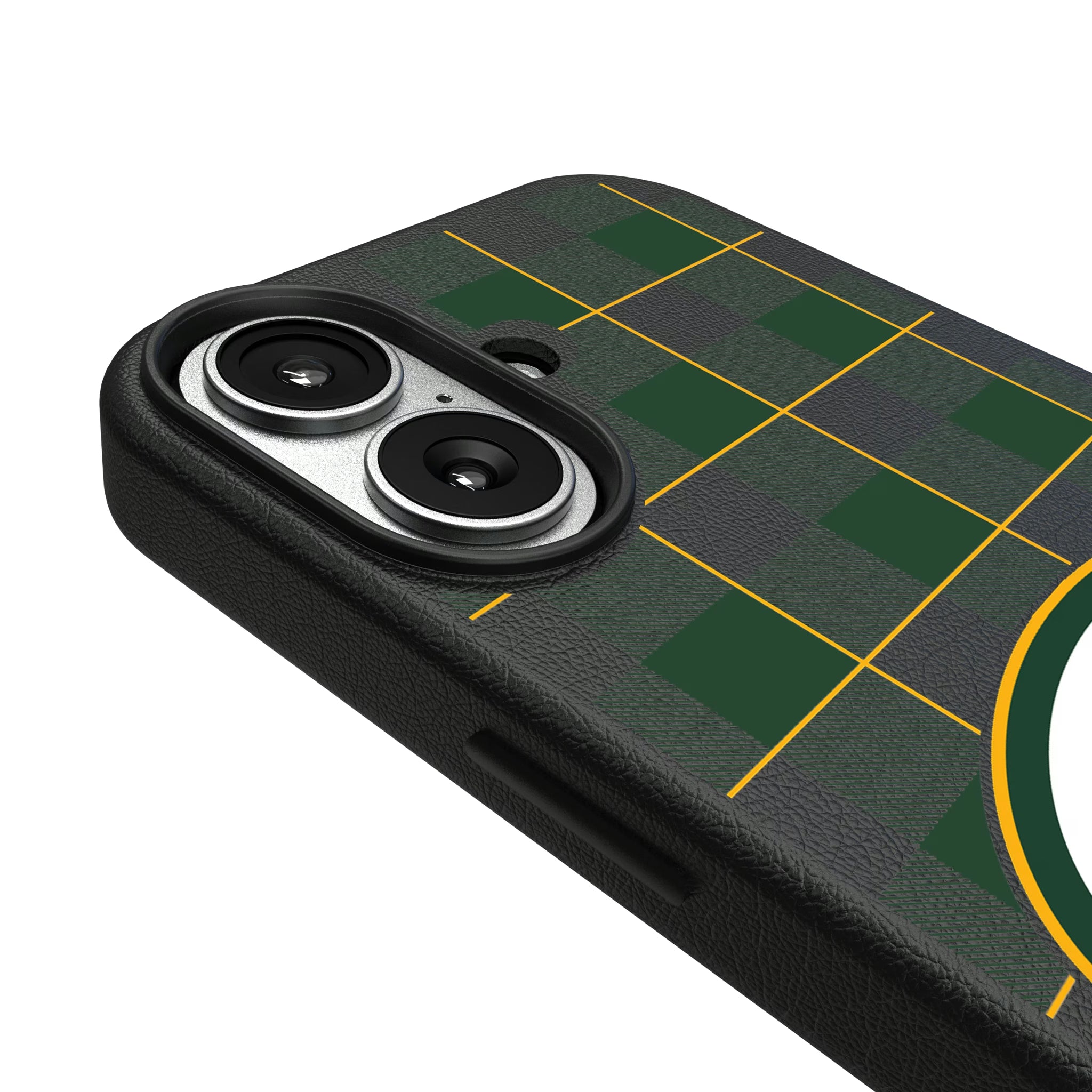 Green Bay Packers Plaid iPhone MagSafe Compatible Phone Case for Apple iPhone - Detail#Device_iPhone 17