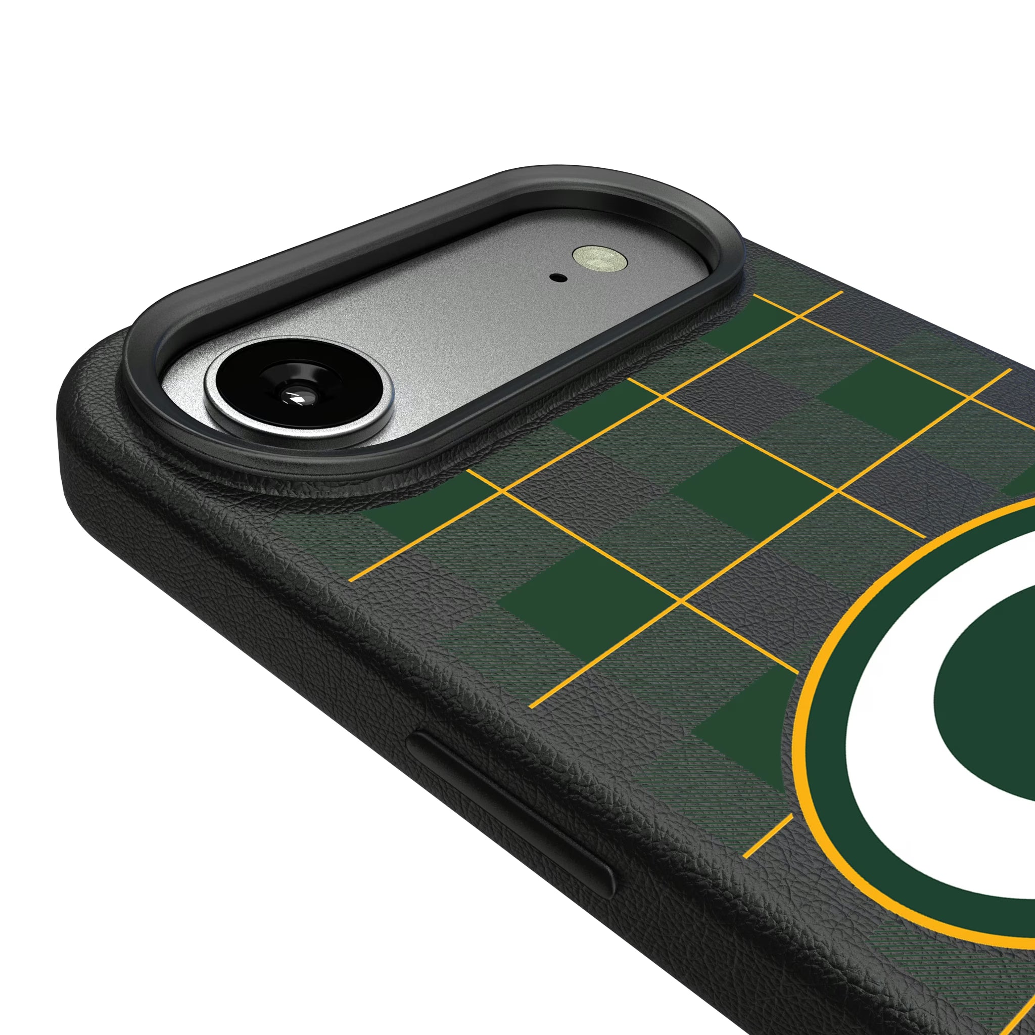 Green Bay Packers Plaid iPhone MagSafe Compatible Phone Case for Apple iPhone - Detail#Device_iPhone Air