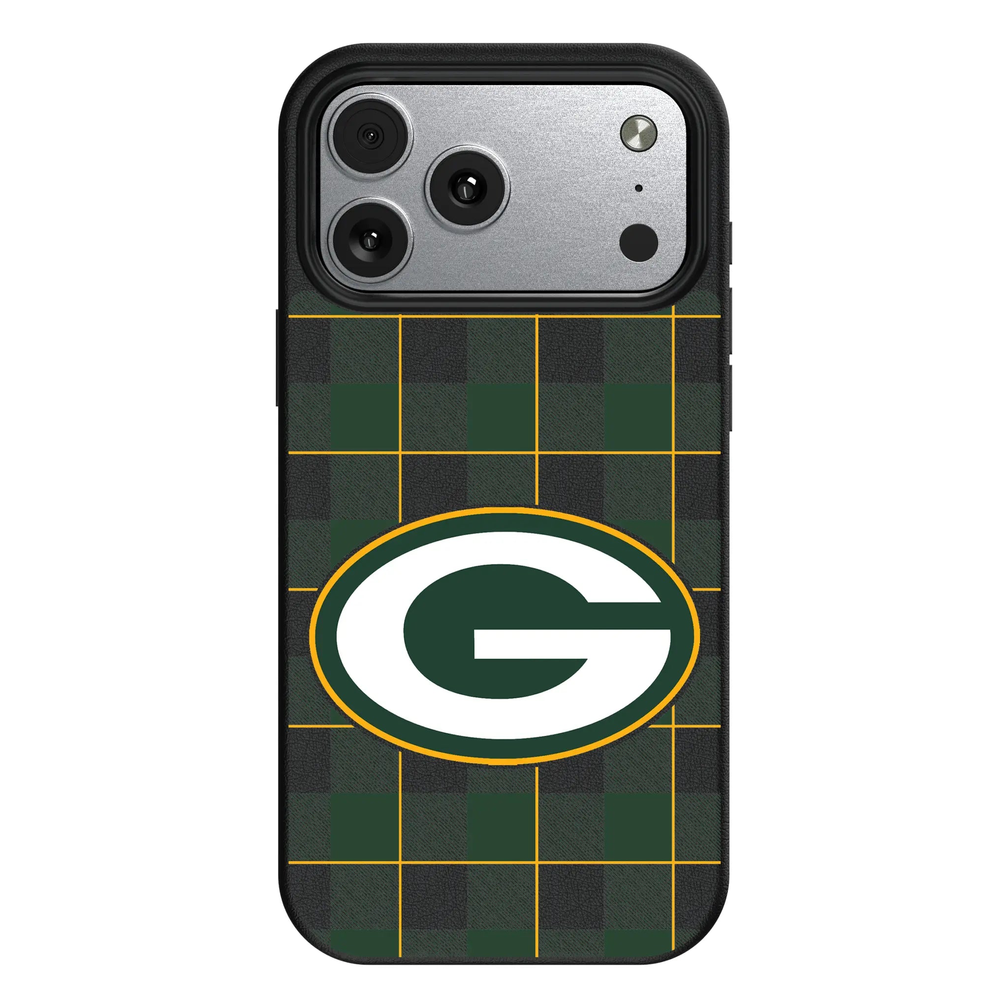 Green Bay Packers Plaid iPhone MagSafe Compatible Phone Case for Apple iPhone#Device_iPhone 17 Pro Max