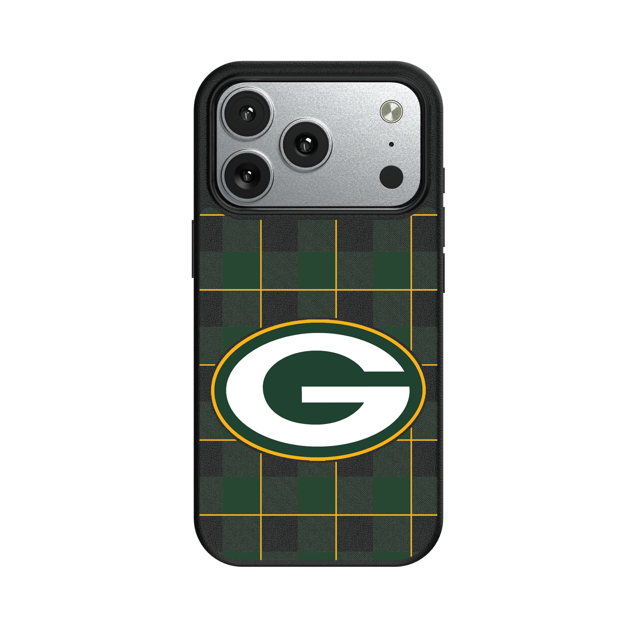 Green Bay Packers Plaid iPhone MagSafe Compatible Phone Case for Apple iPhone#Device_iPhone 17 Pro