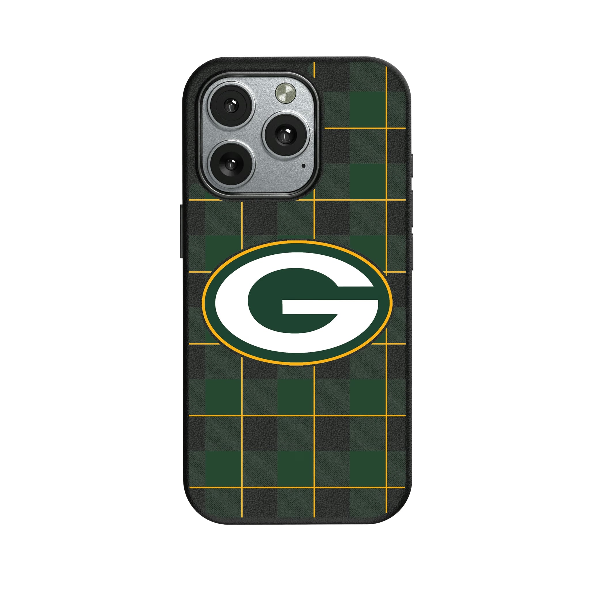 Green Bay Packers Plaid iPhone MagSafe Compatible Phone Case for Apple iPhone